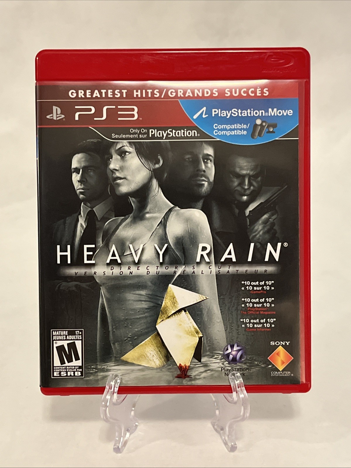 Heavy Rain – Director’s Cut (Sony PlayStation 3, 2011) CIB – Pristine Condition