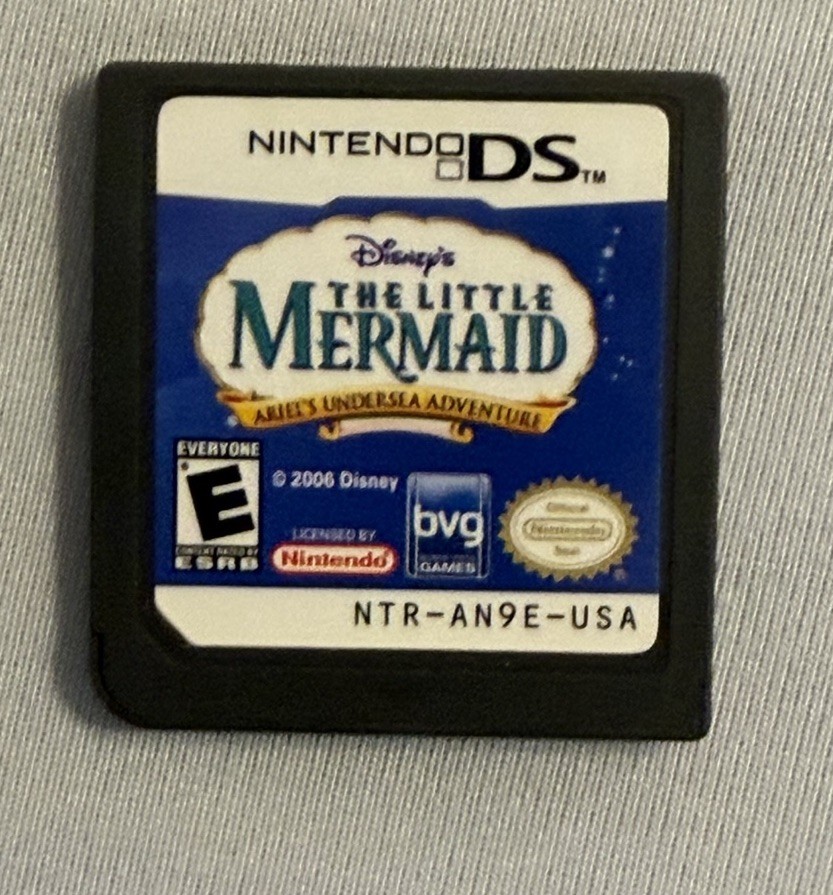 The Little Mermaid: Ariel’s Undersea Adventure Nintendo DS Game Only Tested