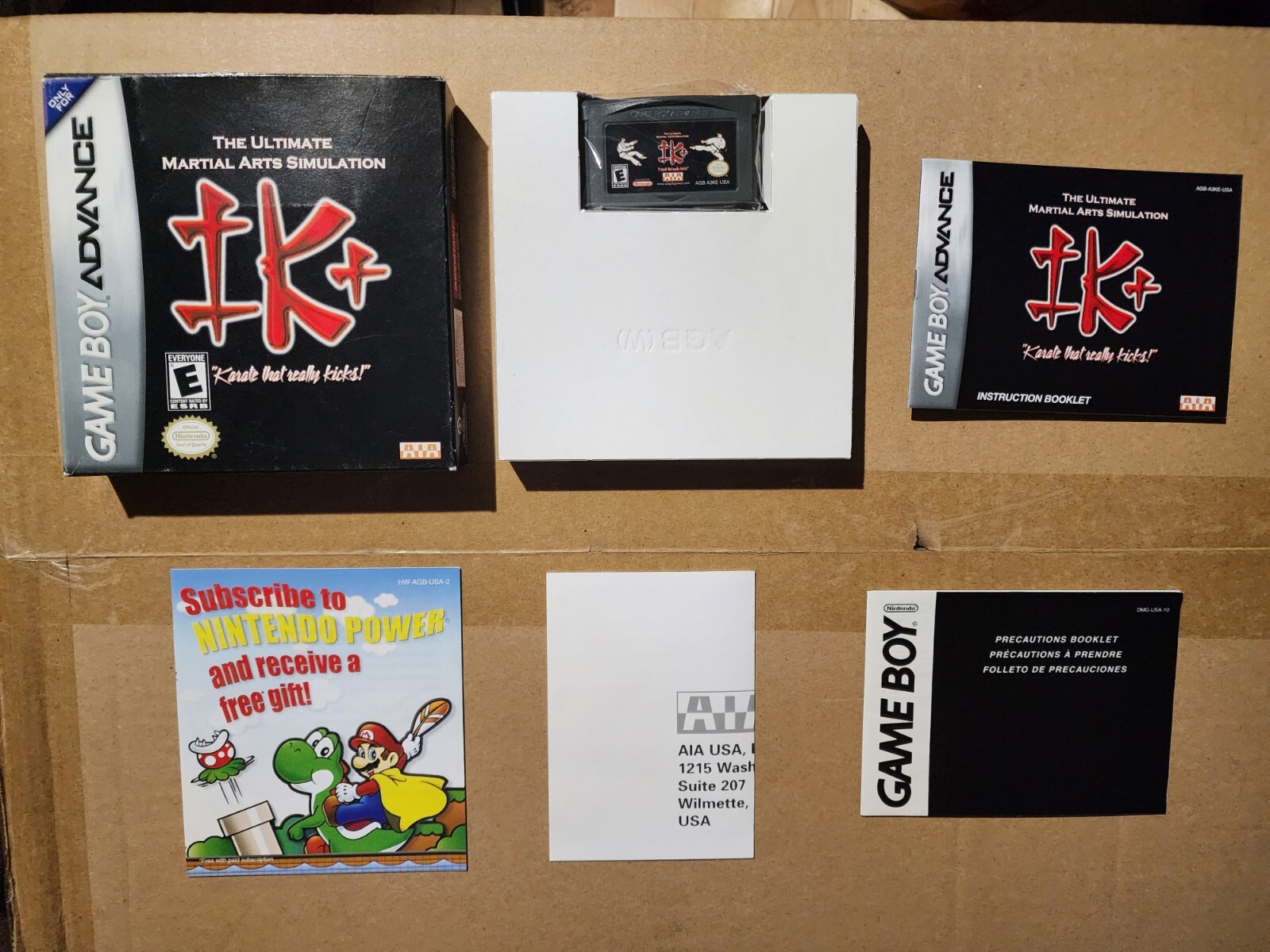 IK+: The Ultimate Martial Arts Simulator (GameBoy Advance GBA) 100% Complete! NM