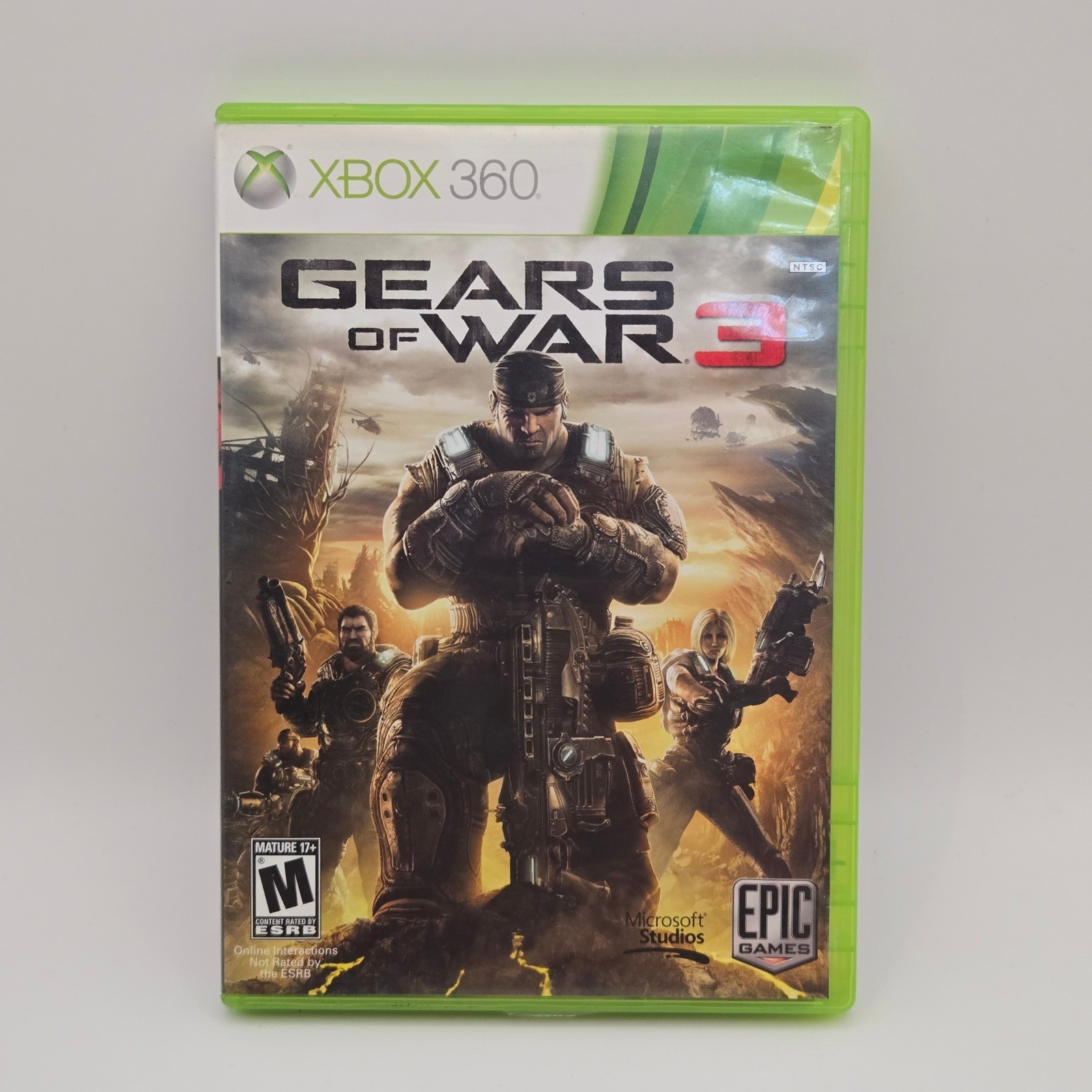 Microsoft Gears of War 3 Xbox 360 Video Game Mature Tactical Shooter Action