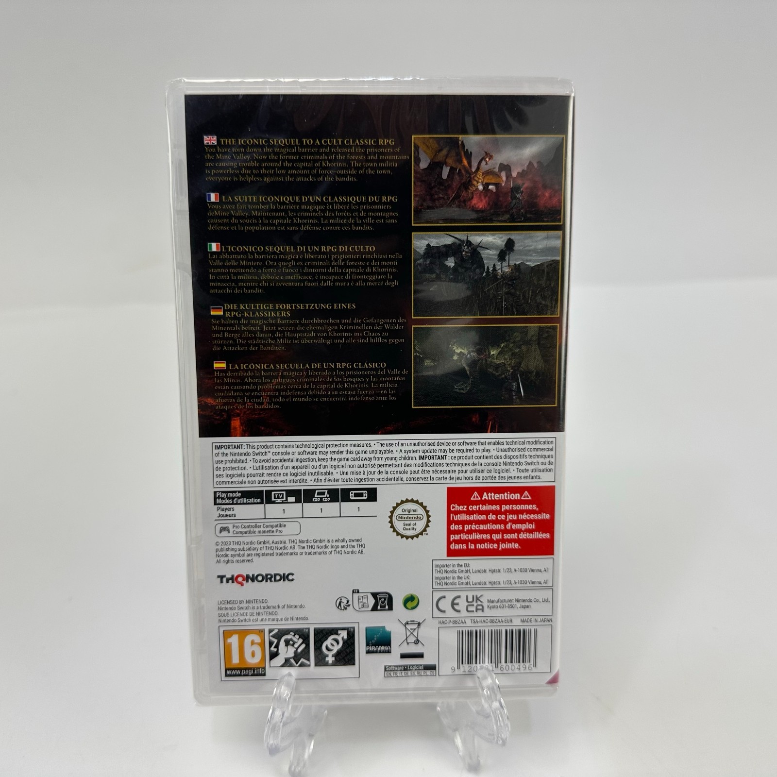 New Sealed Gothic II Complete Classic Game for Nintendo Switch