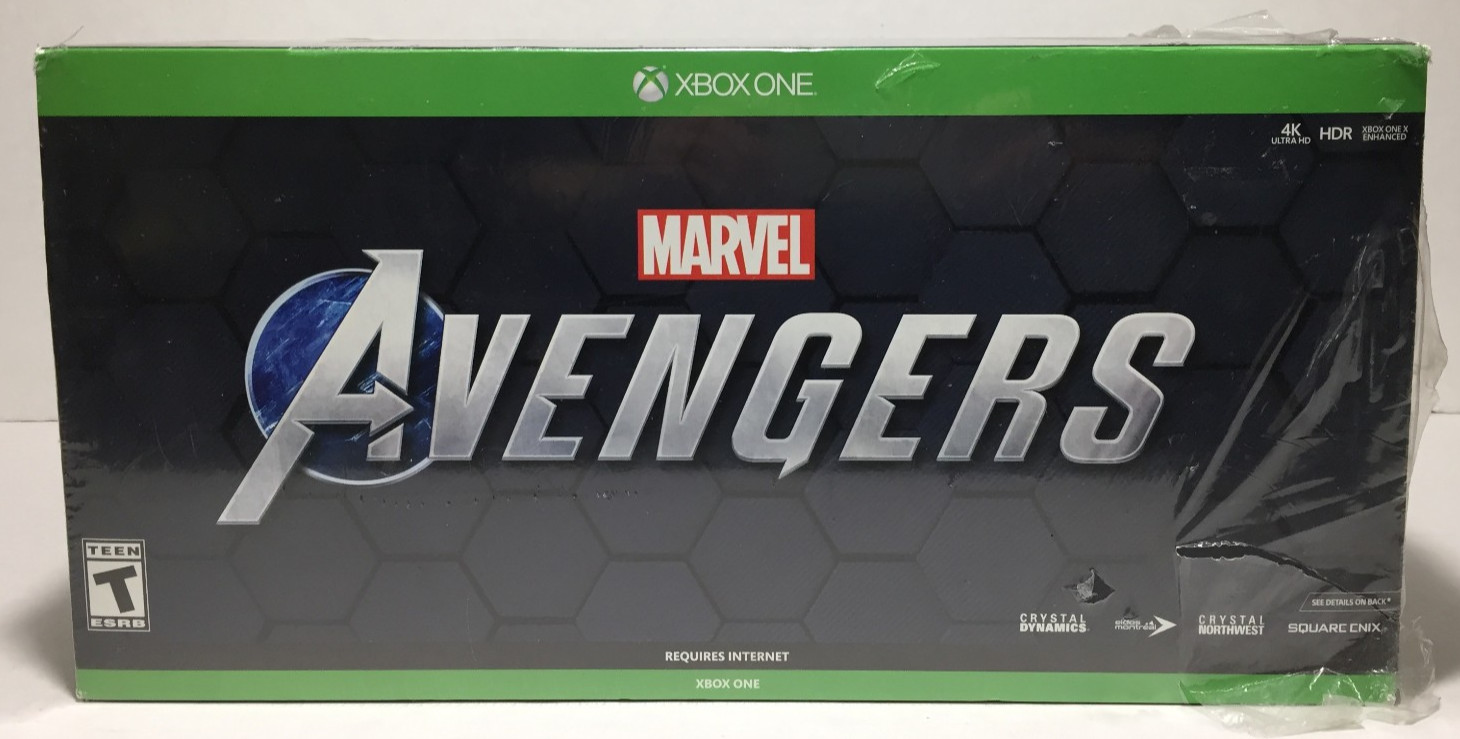 NEW- MARVEL AVENGERS Earth’s Mightiest Edition XBOX ONE xb1 COLLECTORS Torn Seal