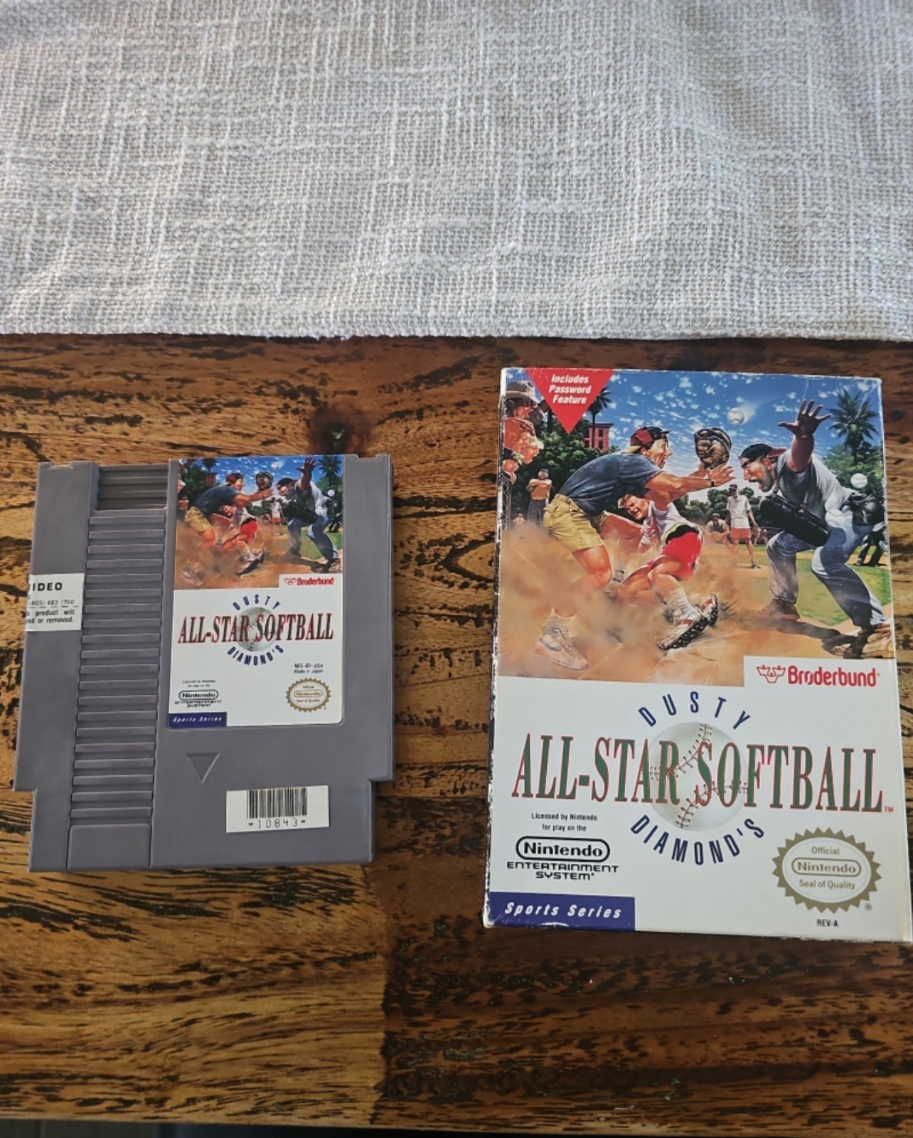 UNTESTED Dusty Diamond’s All-Star Softball (Nintendo NES, 1990) Authentic Game