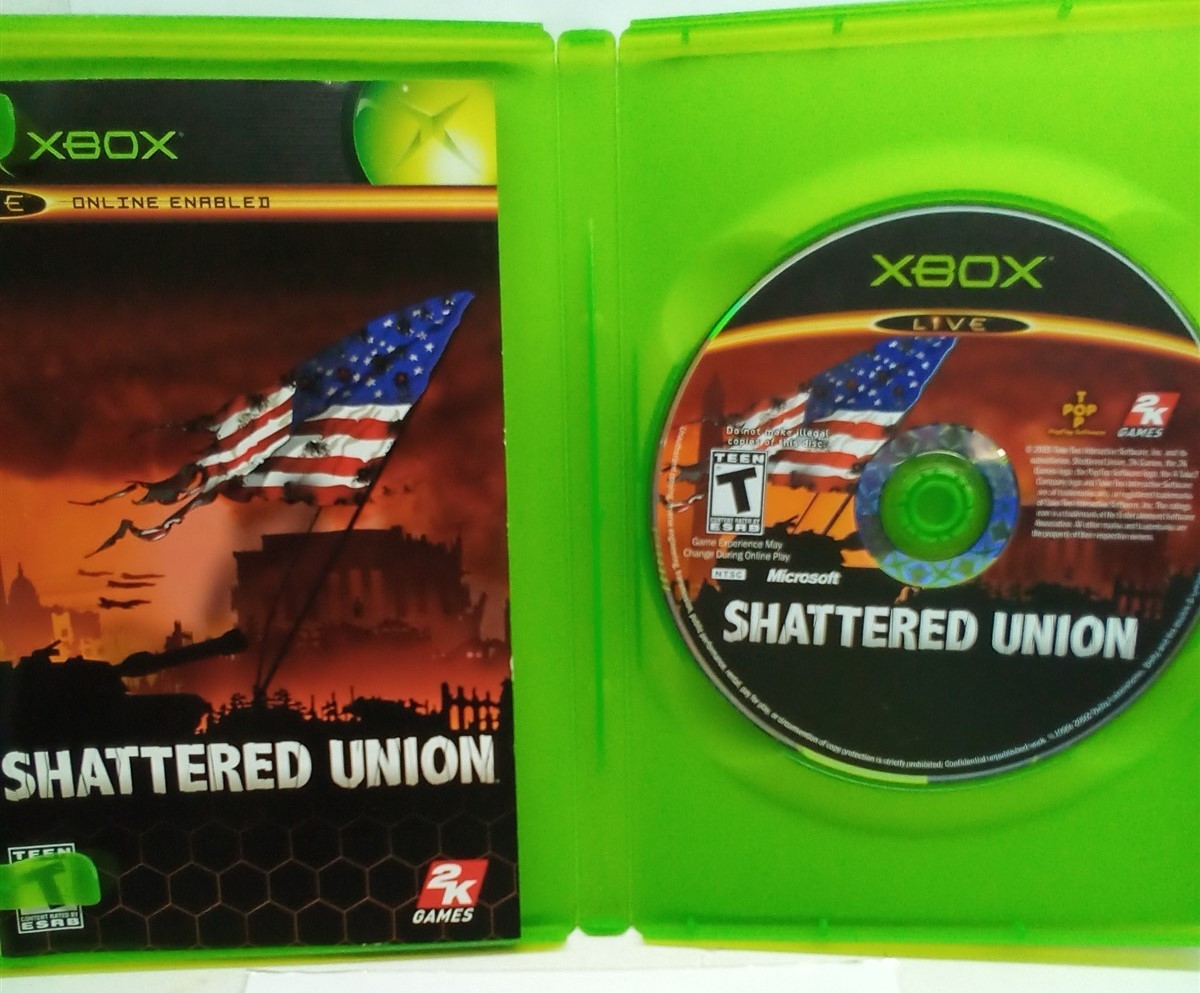 Shattered Union (Xbox, 2005) Complete Tested Working – Free Ship
