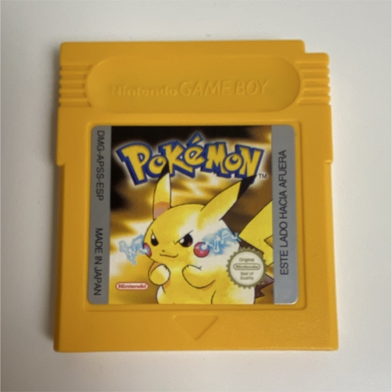 Authentic Nintendo Pokemon Yellow Edition PAL Spanish/Spain