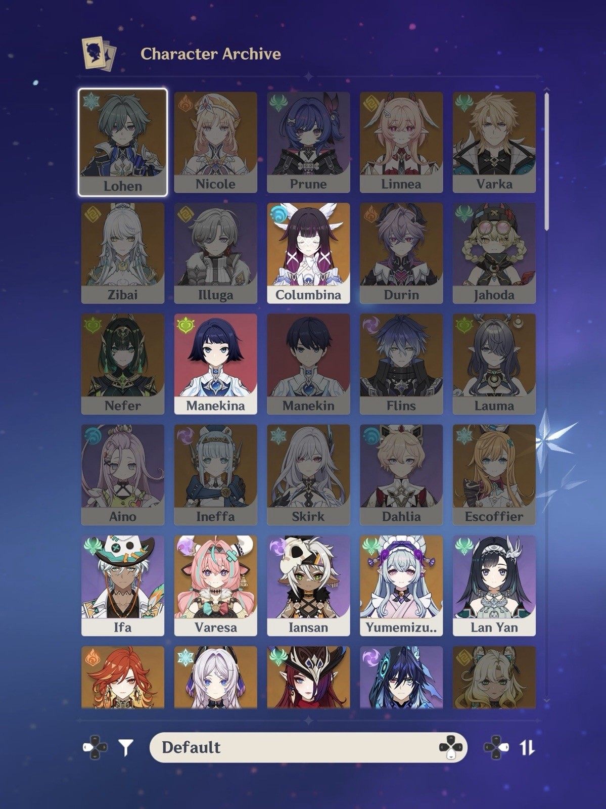 Genshin Impact Account | AR60 | NA | 38 – 5 star Characters