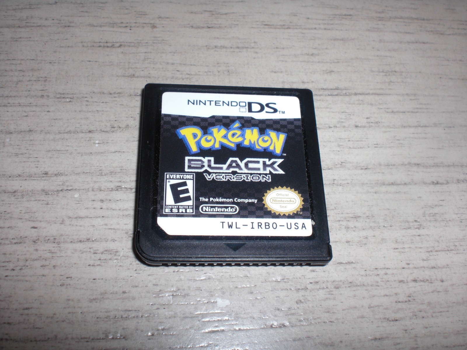 Pokemon Black 1 Version AUTHENTIC GENUINE Game Nintendo DS DSi 3DS 2DS XL TESTED