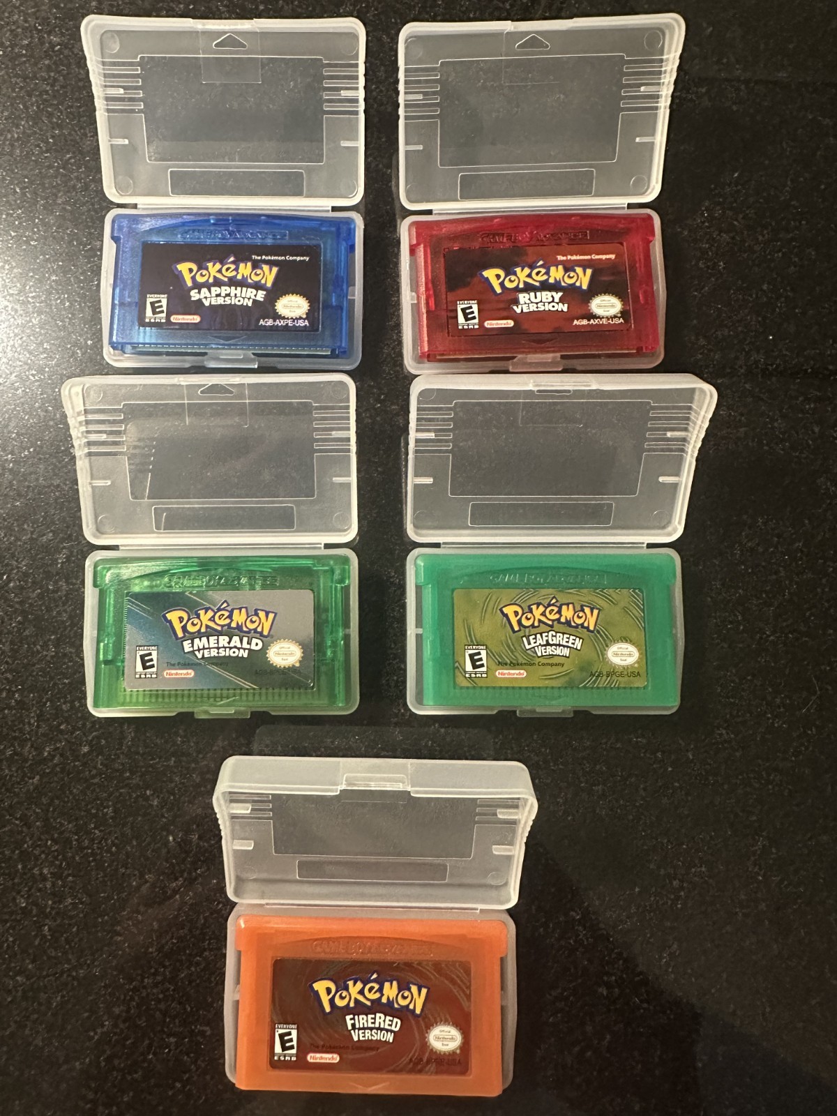 Pokemon Emerald, Sapphire, Ruby, LeafGreen & FireRed – Tested and Working