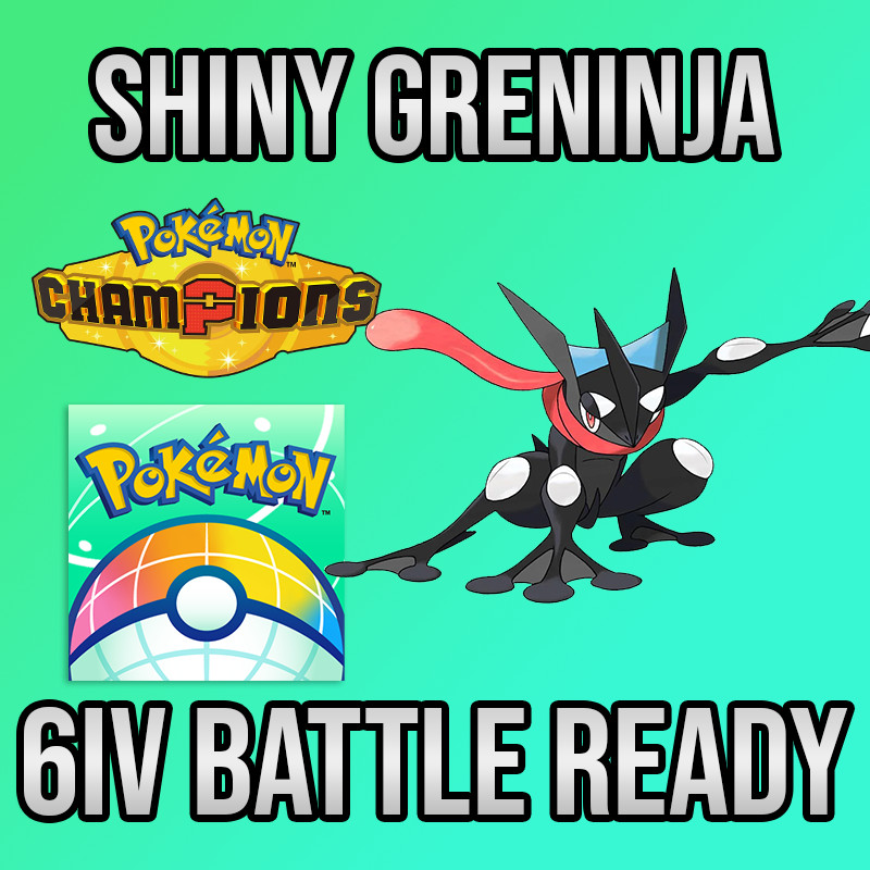 ✨6IV SHINY Greninja From ZA + EVS🚀 POKEMON HOME✨Champions✨Online delivery⚡
