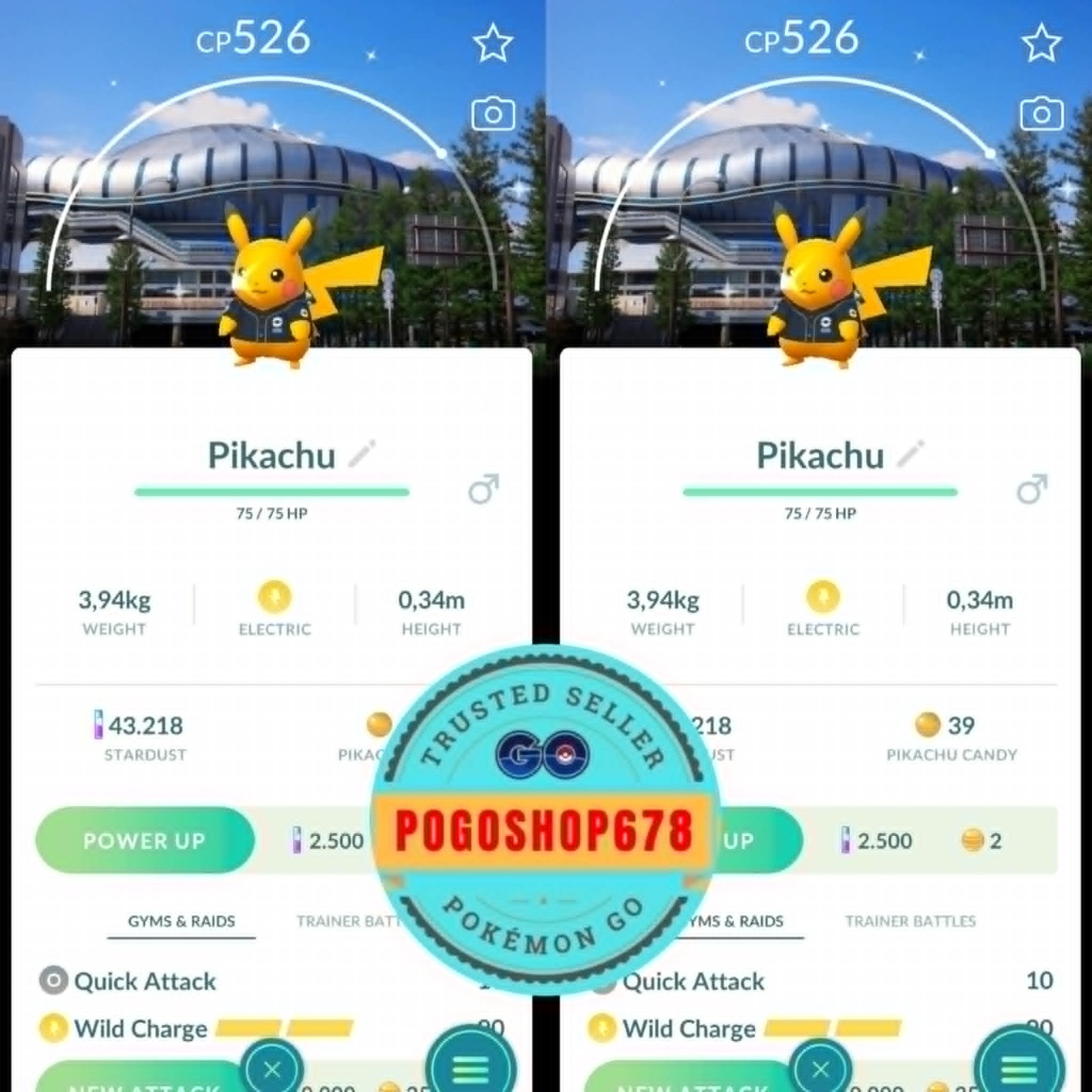 Pokémon PTC Go – Shiny Pikachu Baseball Shirf Orix Buffaloes Background ✨