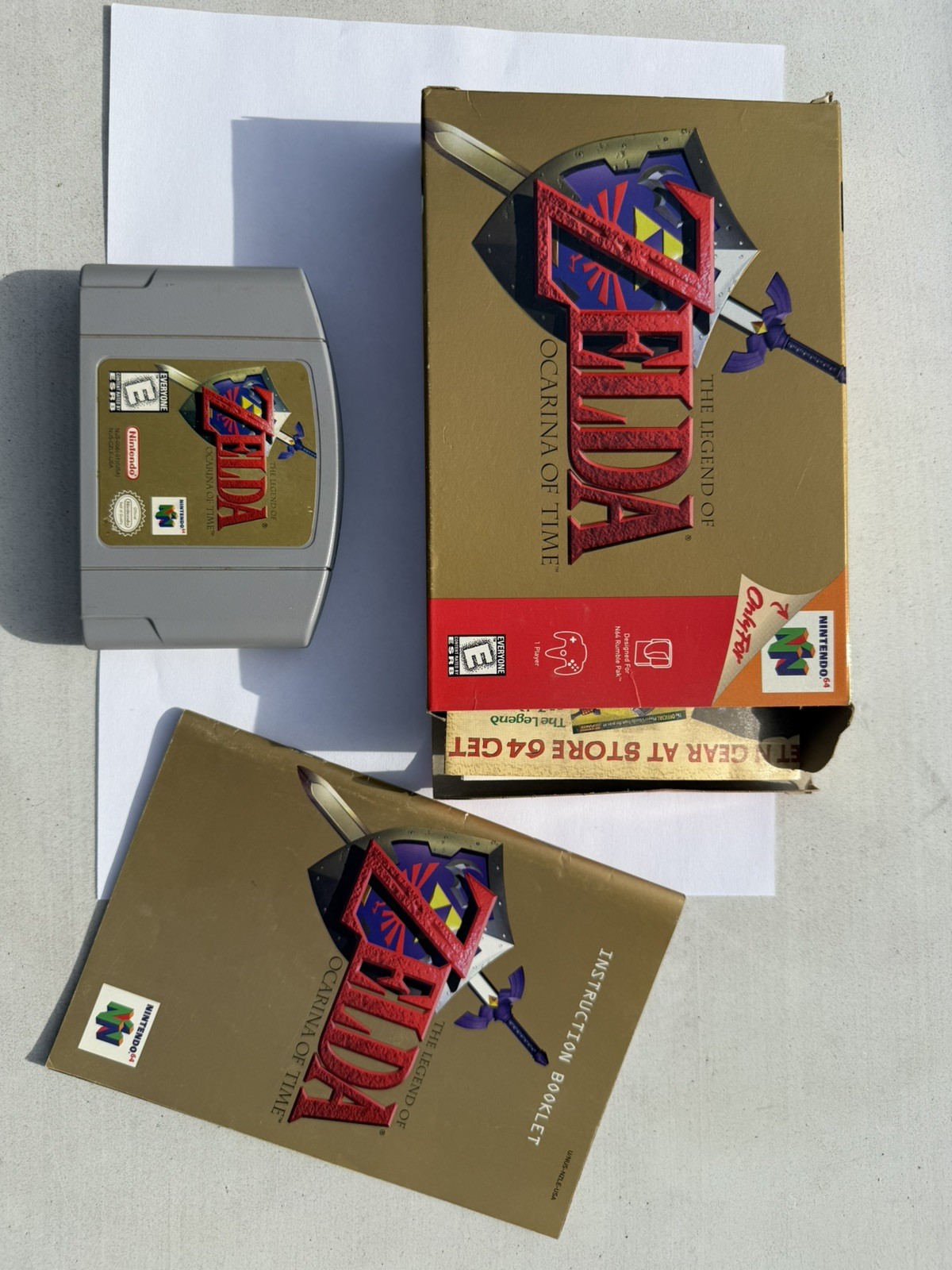 Legend of Zelda-Ocarina of Tim – Nintendo 64 (N64)