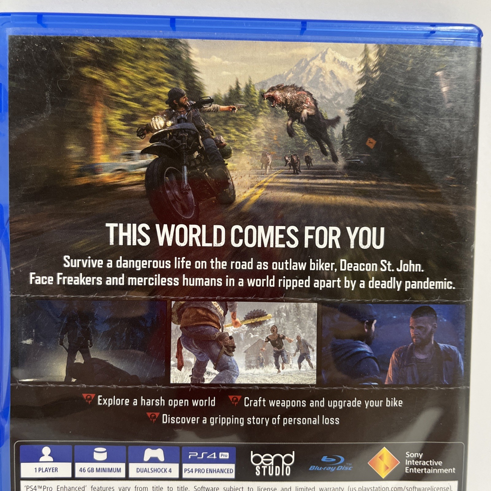 Days Gone | Playstation 4 | PS4 | Pre-Owned | Great Condition