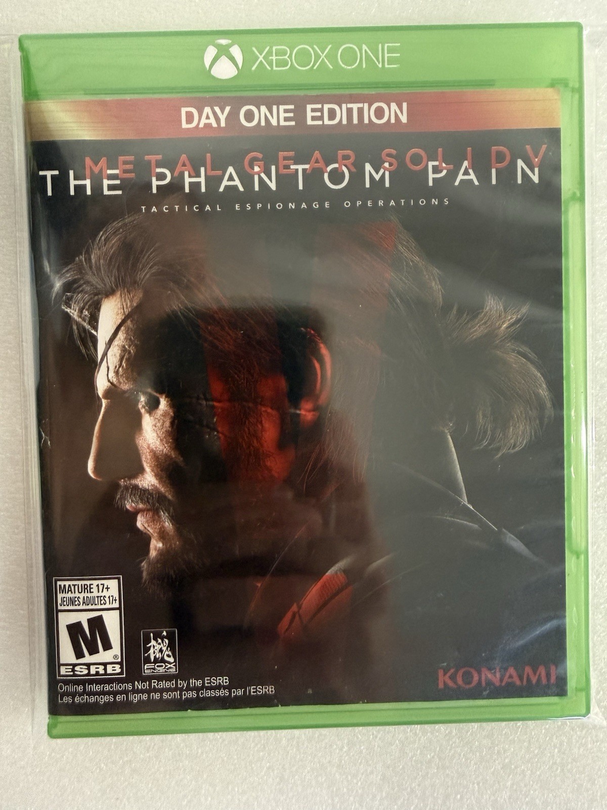 Metal Gear Solid V (5) The Phantom Pain DAY ONE EDITION (Xbox One) CIB – TESTED
