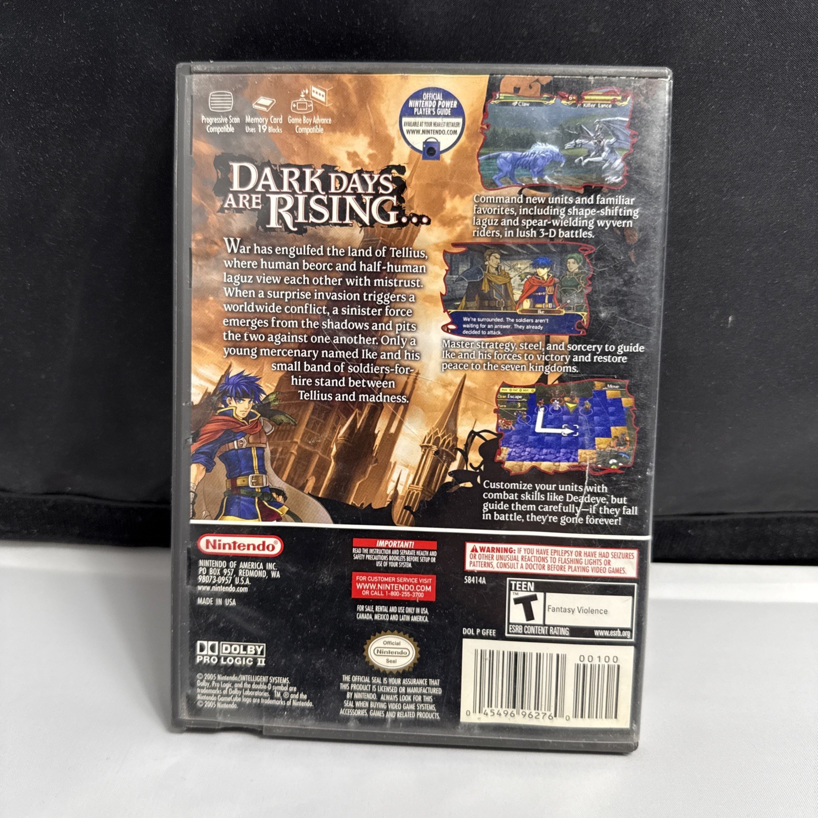 Fire Emblem: Path of Radiance (Nintendo GameCube) BOX ONLY No manuals or game