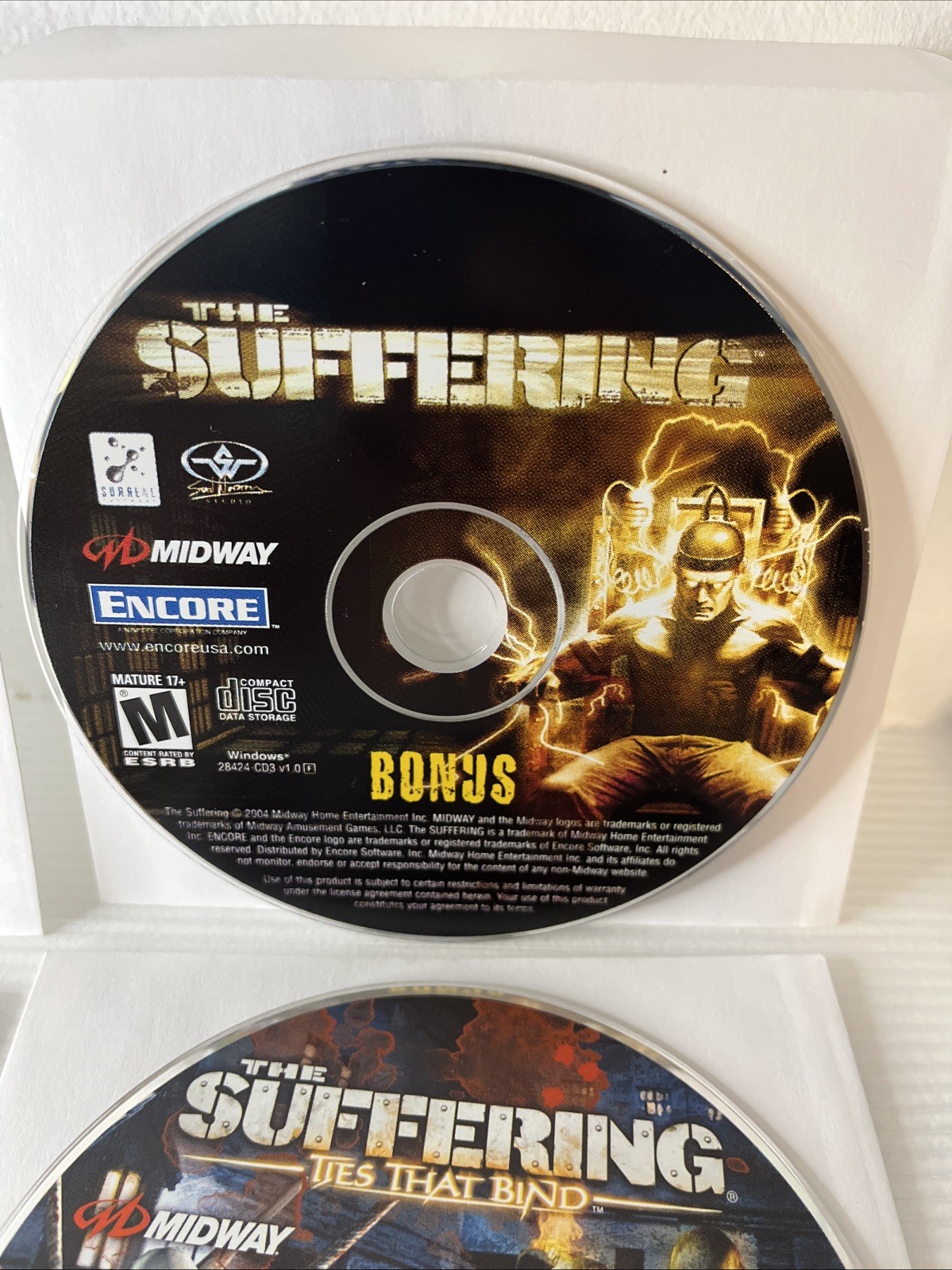 The Suffering & Ties That Bind PC – Bonus – RARE Mature Adult Horror WINDOWS EUC