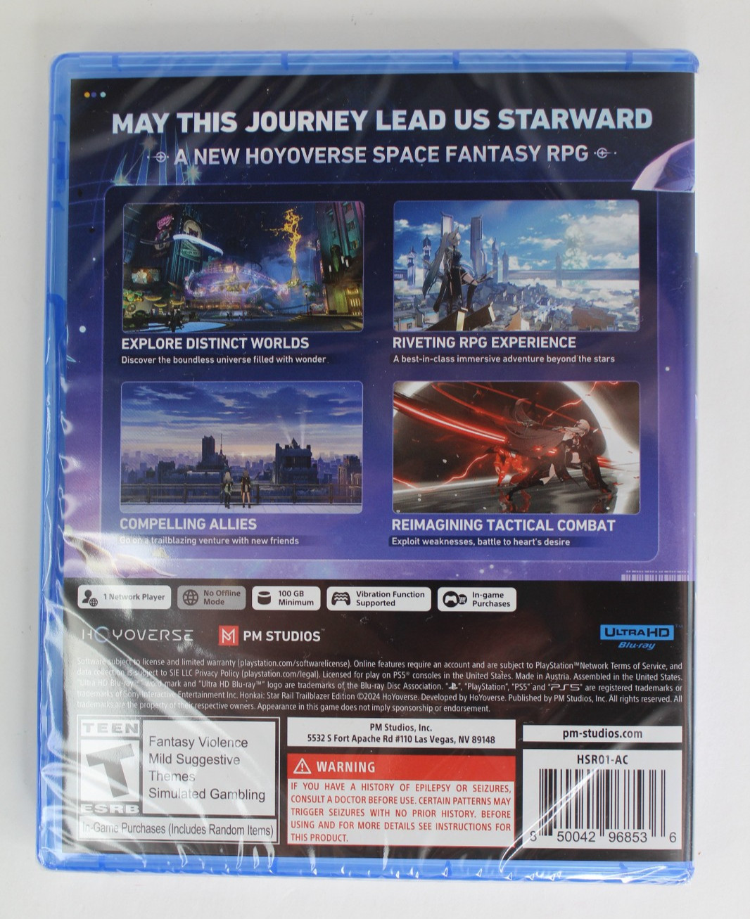 Honkai Star Rail Trailblazer Edition (PS5 – 2024) Sony PlayStation 5 New Sealed