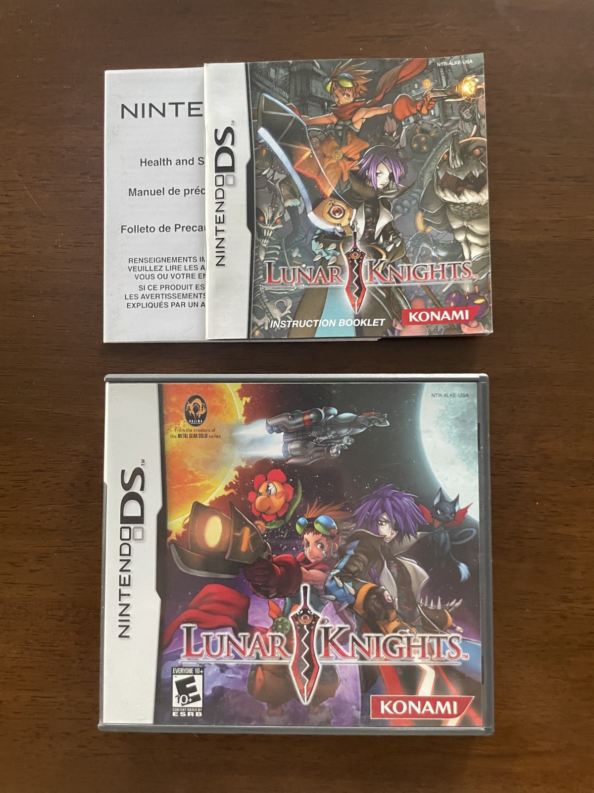Lunar Knights (Nintendo DS, 2007) – CIB MINT CONDITION Authentic Tested Working