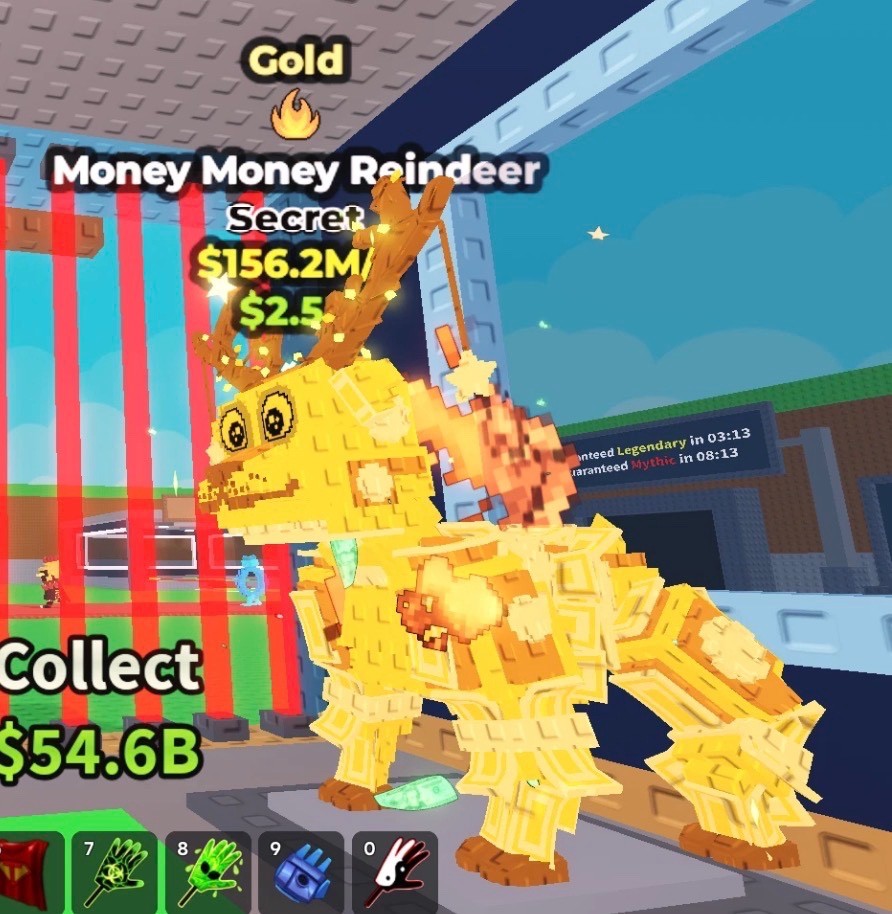 Money Money Reindeer gold 156.2Ms Brainrot Secret Selten Top Preis