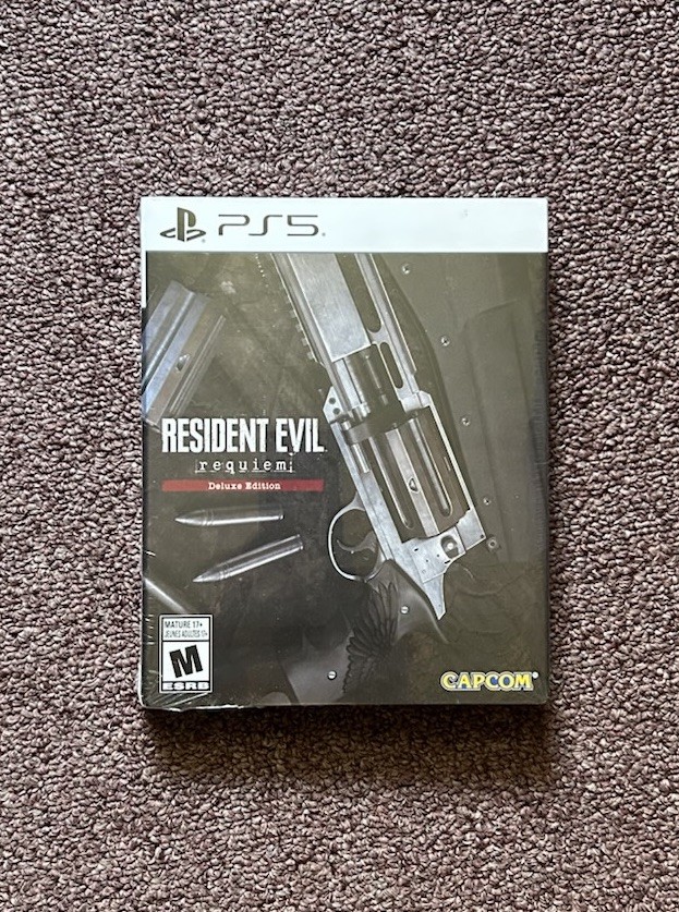 Resident Evil Requiem Deluxe Edition PS5 w/ Steelbook New Sealed DAMAGED READ