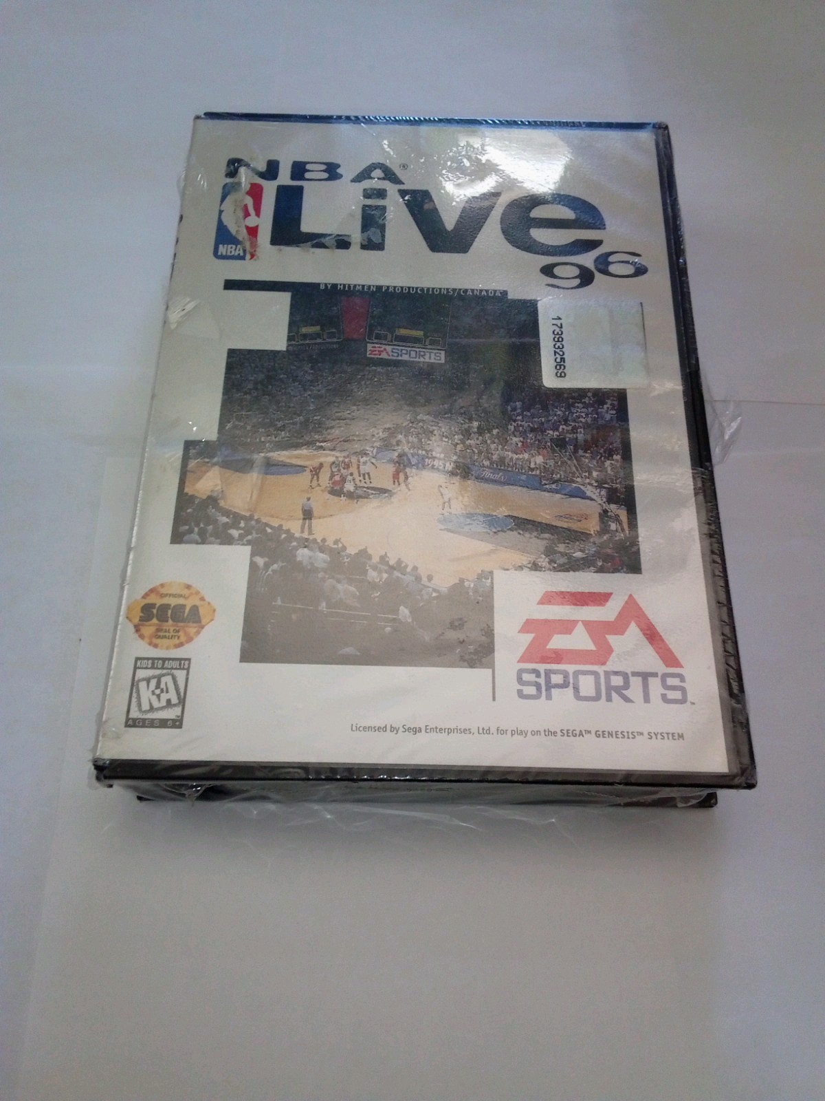 NBA Live 96 Basketball (Sega Genesis, 1995) Authentic Game Sealed New Complete