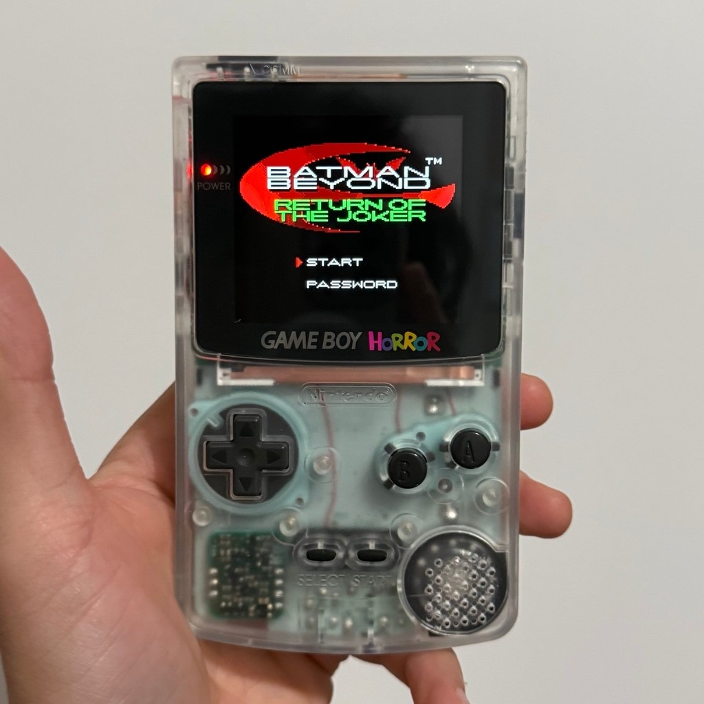 Luigi’s Mansion Gameboy Horror + IPS Screen Mod – Gameboy Color