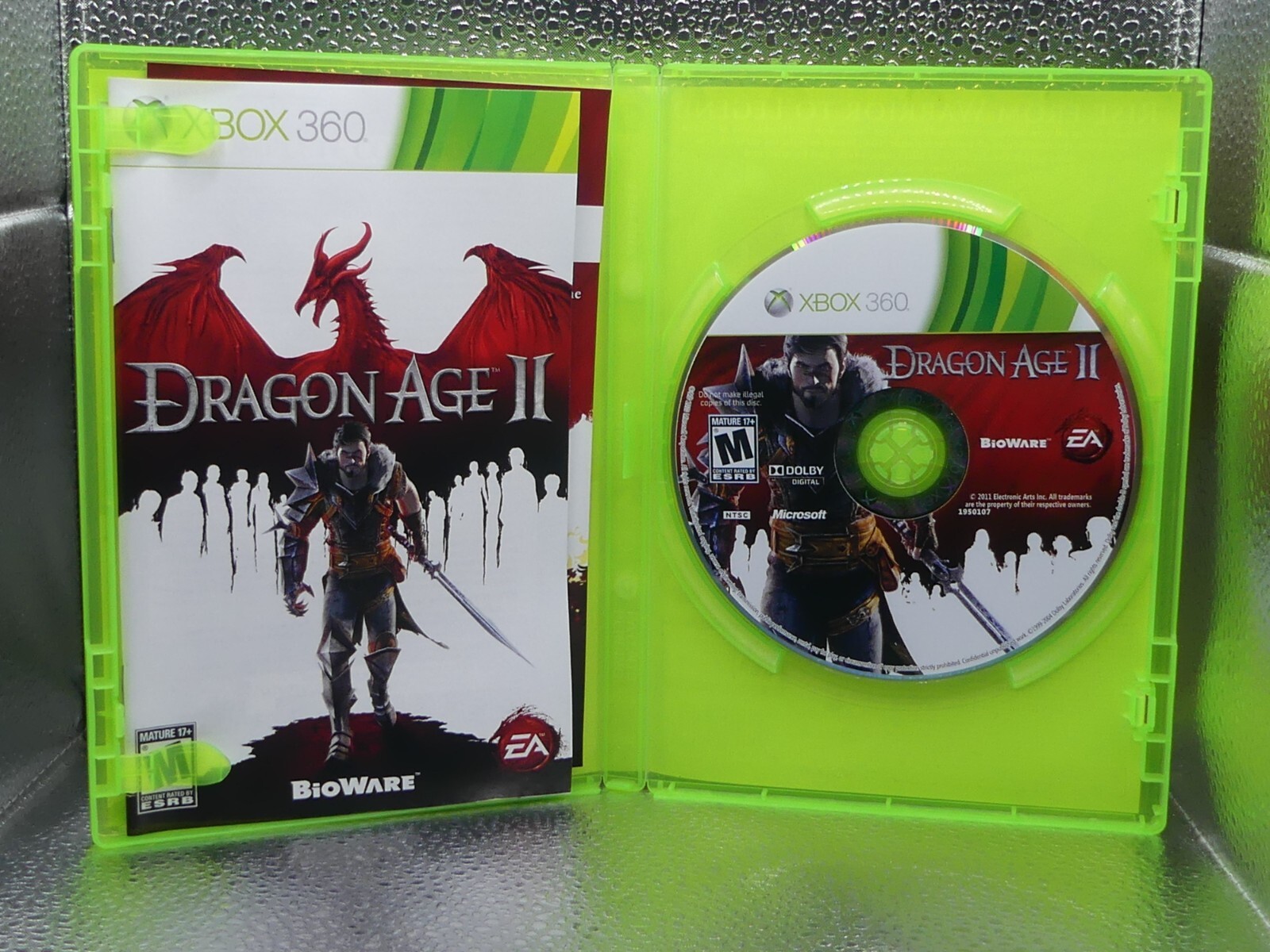 Xbox 360 Dragon Age II Tested & Working Manual Microsoft RPG M Mature Video Game