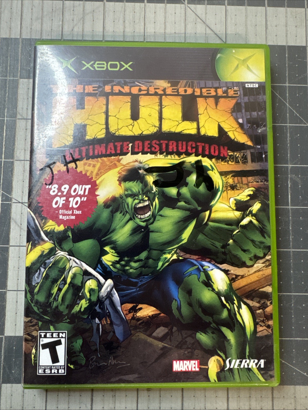 Incredible Hulk Ultimate Destruction Xbox • Complete w/ Manual • Marvel Sierra