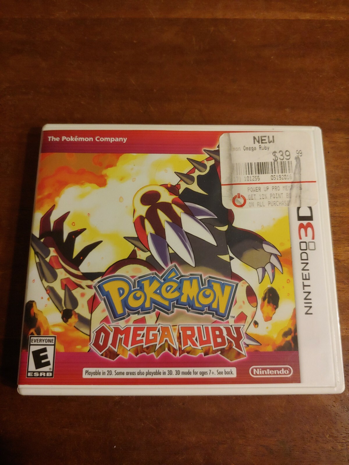 Pokemon Omega Ruby -Original Case With Insert -NO GAME – Some shelf wear