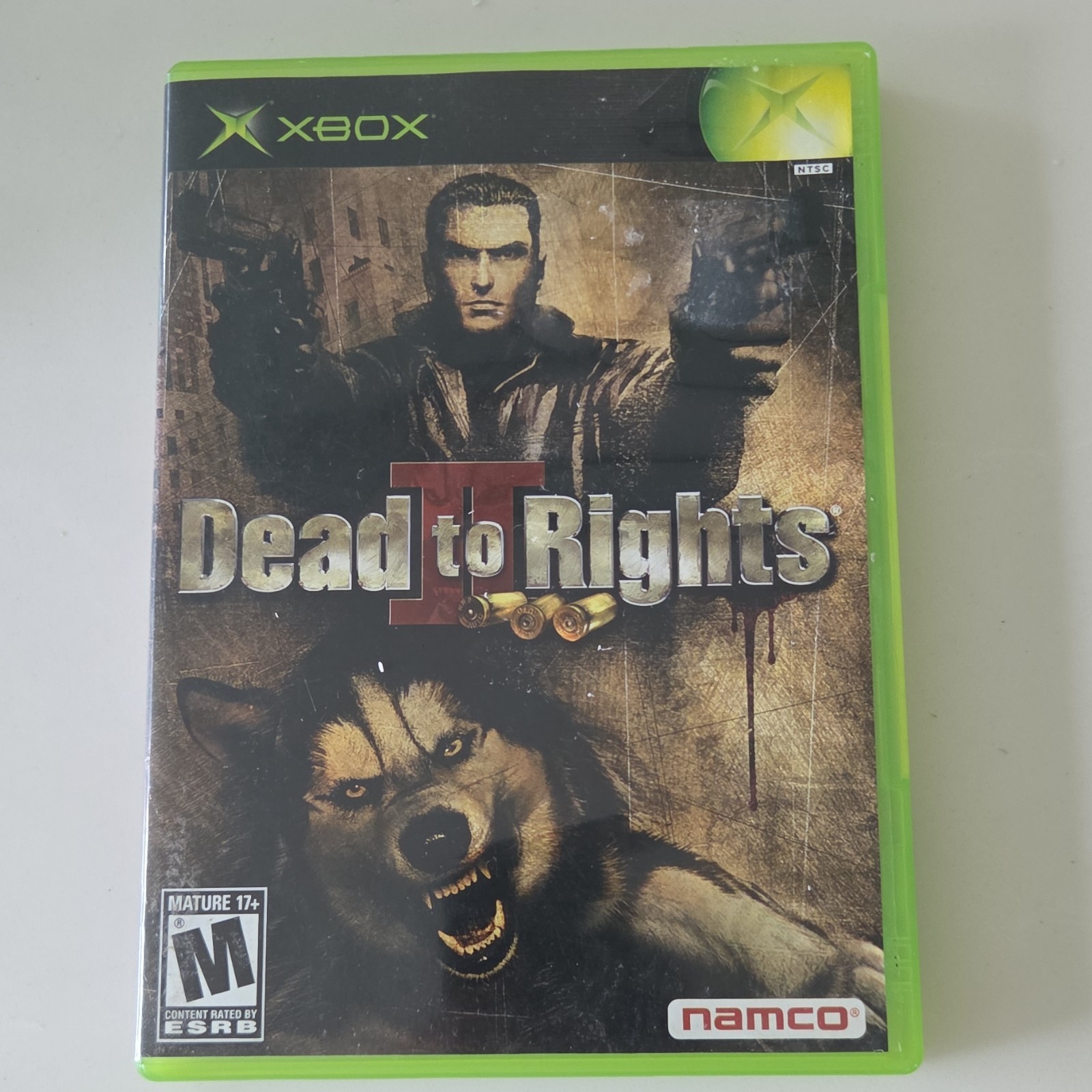 Namco Dead to Rights II Xbox NTSC-U/C M Mature Shooter Beat ‘Em Up 2005