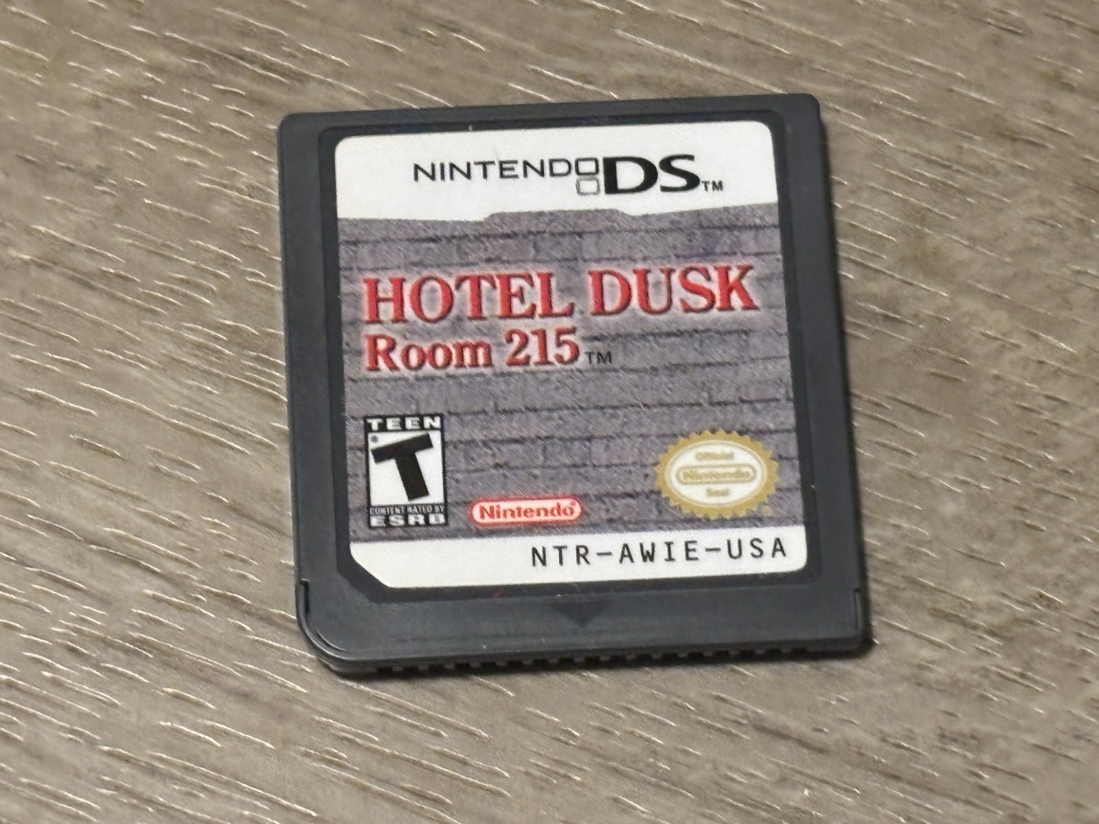 Hotel Dusk Room 215 Nintendo DS Cart Only Tested Authentic
