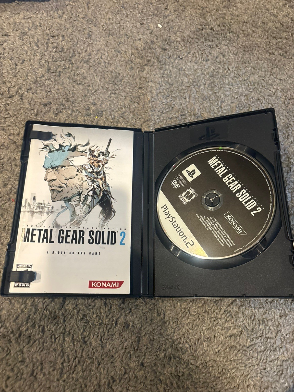 Metal Gear Solid 2: Tactical Espionage Action PS2 Sony PlayStation 2 CIB