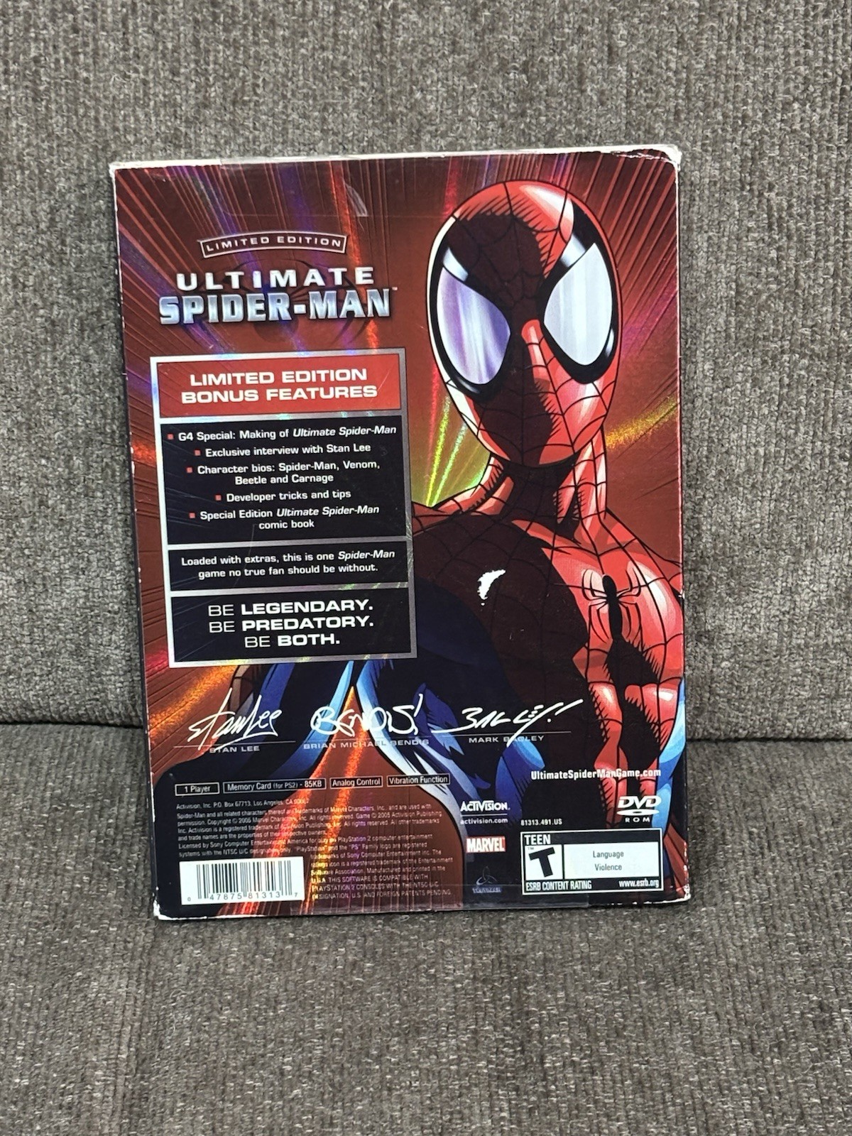 RARE Ultimate Spider-Man: Limited Edition – PS2 CIB Slipcover Edition + Comic