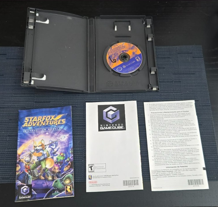 Star Fox Adventures Nintendo GameCube CIB Complete Tested Authentic Manual