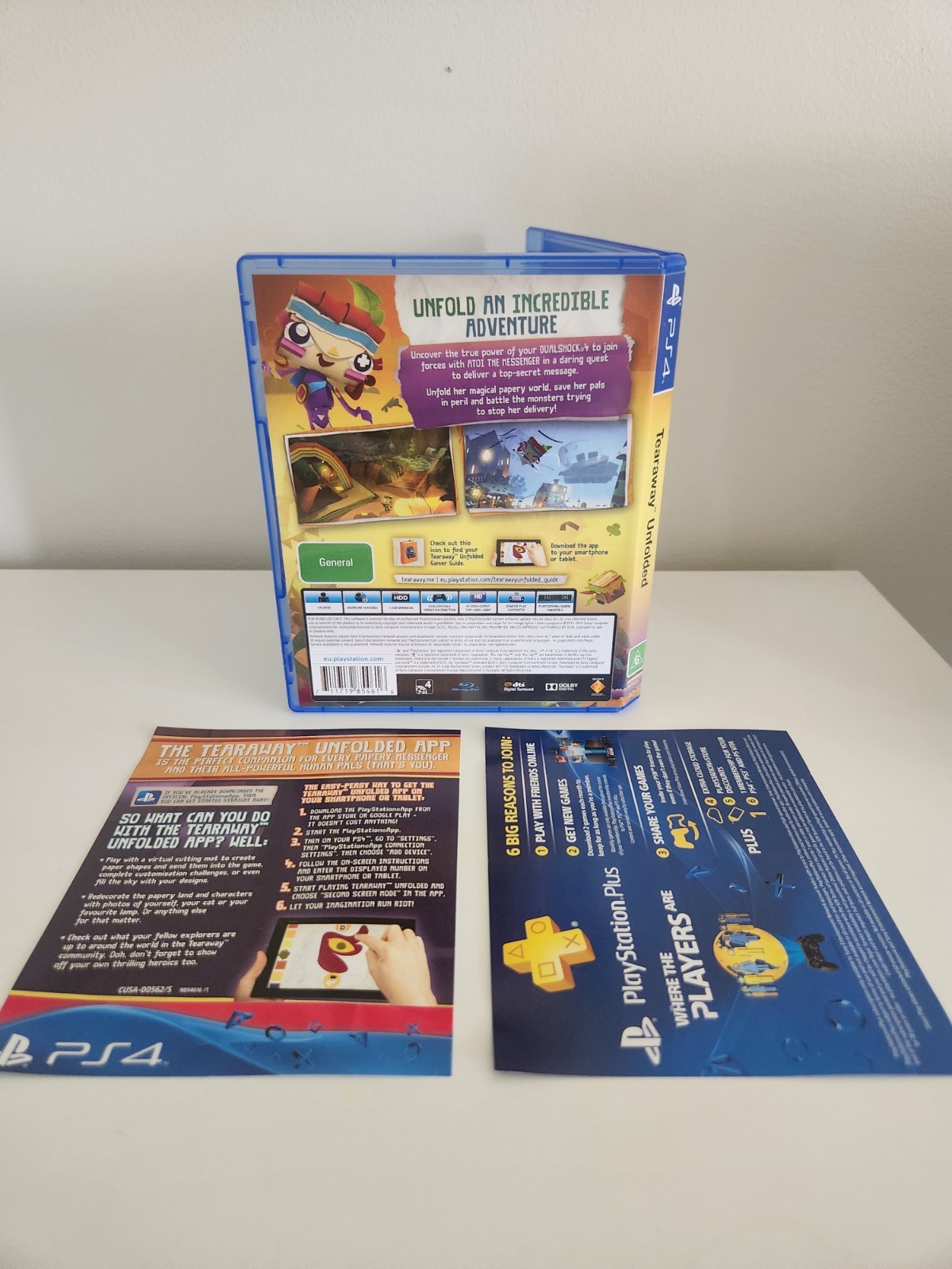Tearaway Unfolded | PS4 | Complete