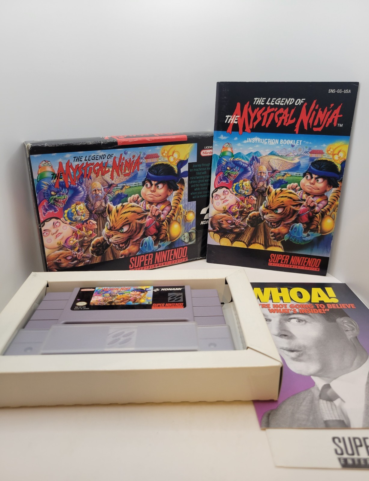 The Legend of the Mystical Ninja Super Nintendo SNES Authentic Tested CIB