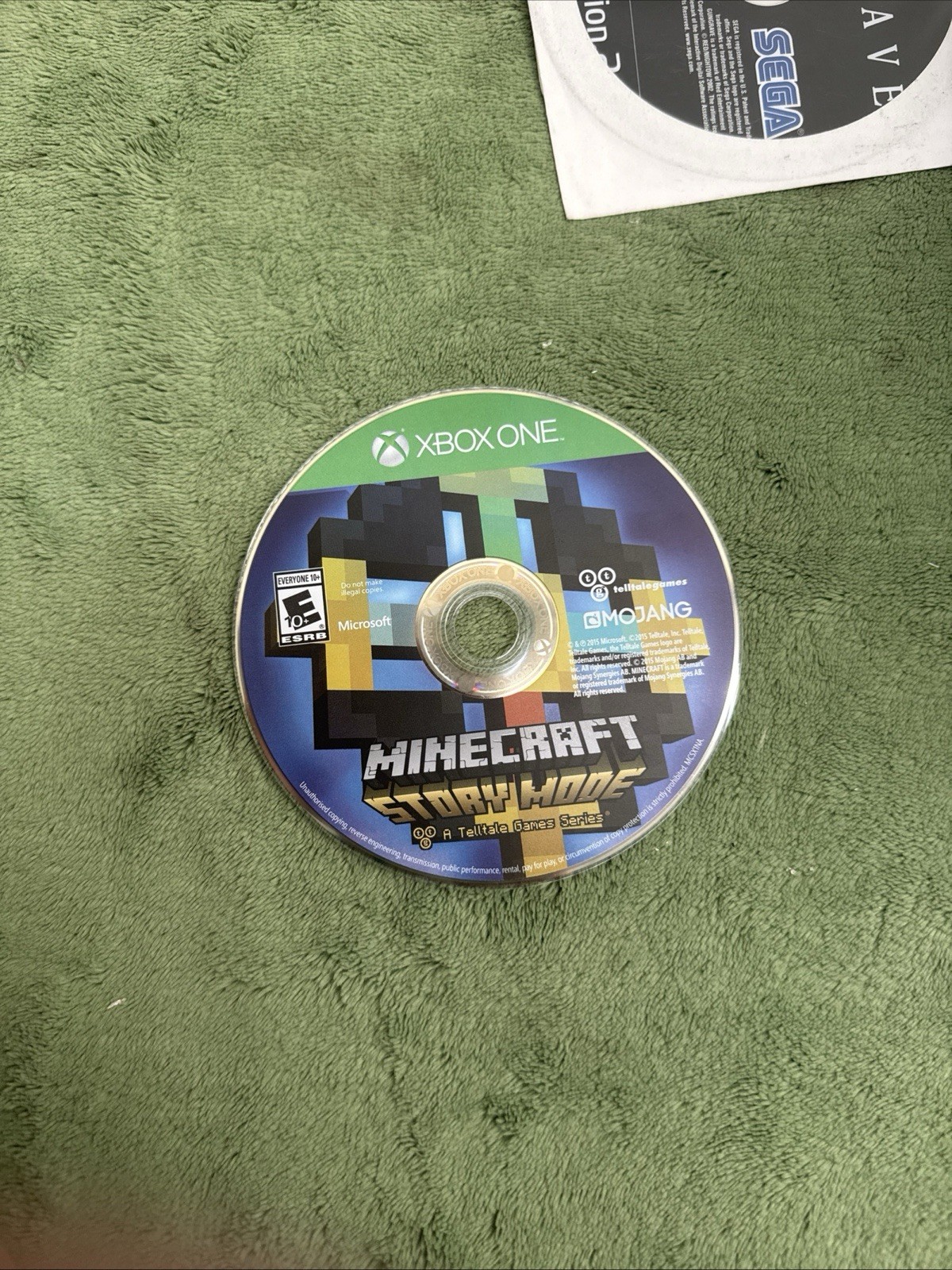 Minecraft: Story Mode (Microsoft Xbox One) DISC ONLY | NO TRACKING | M1215