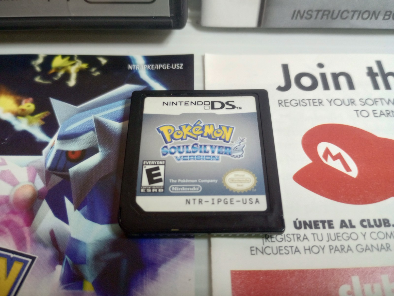 Pokemon: SoulSilver Version (Nintendo DS, 2010) Complete Game / Manual / Inserts