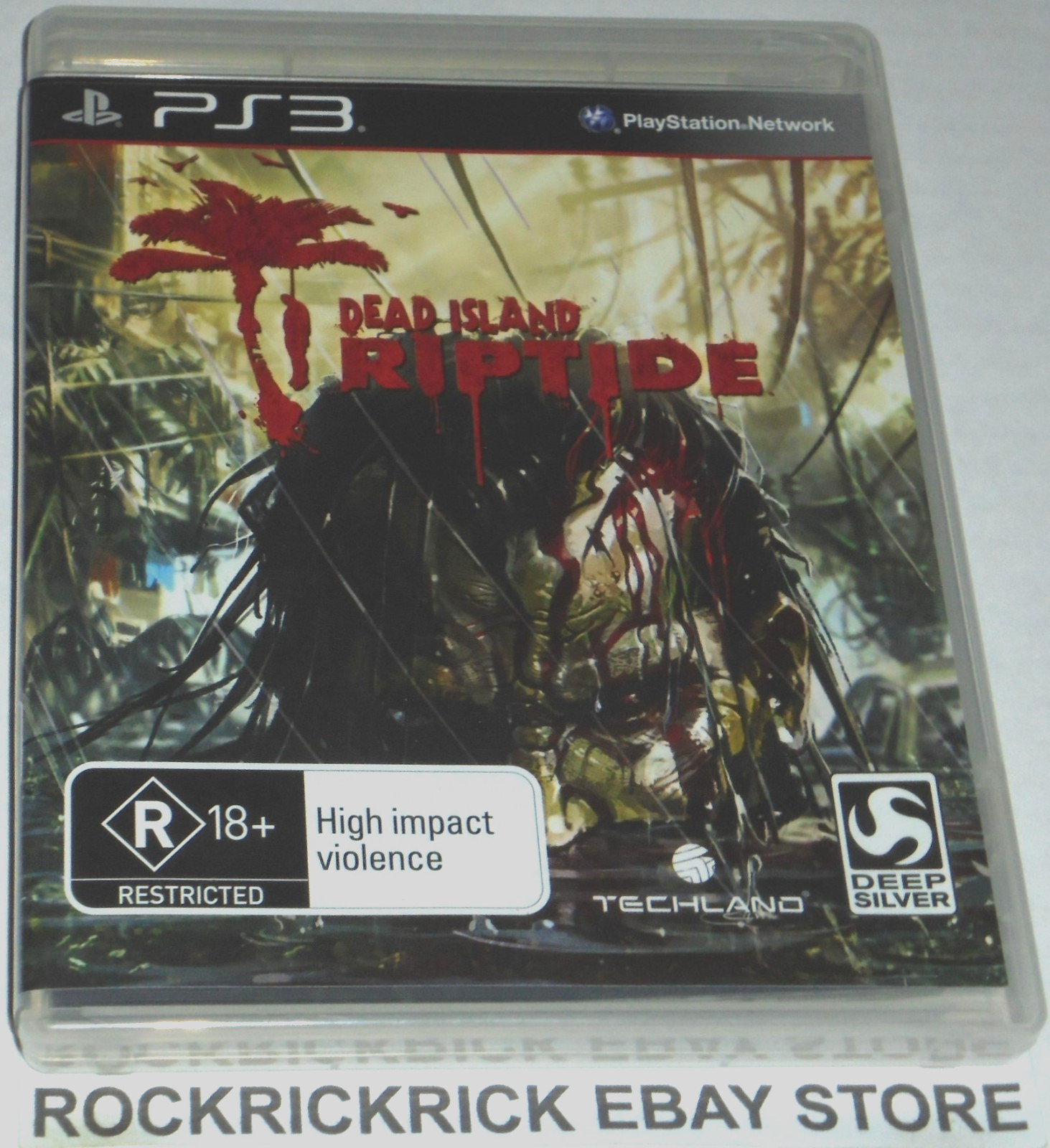 PLAYSTATION 3 GAME DEAD ISLAND INCLUDES MANUAL RATED R18+ REGION 2