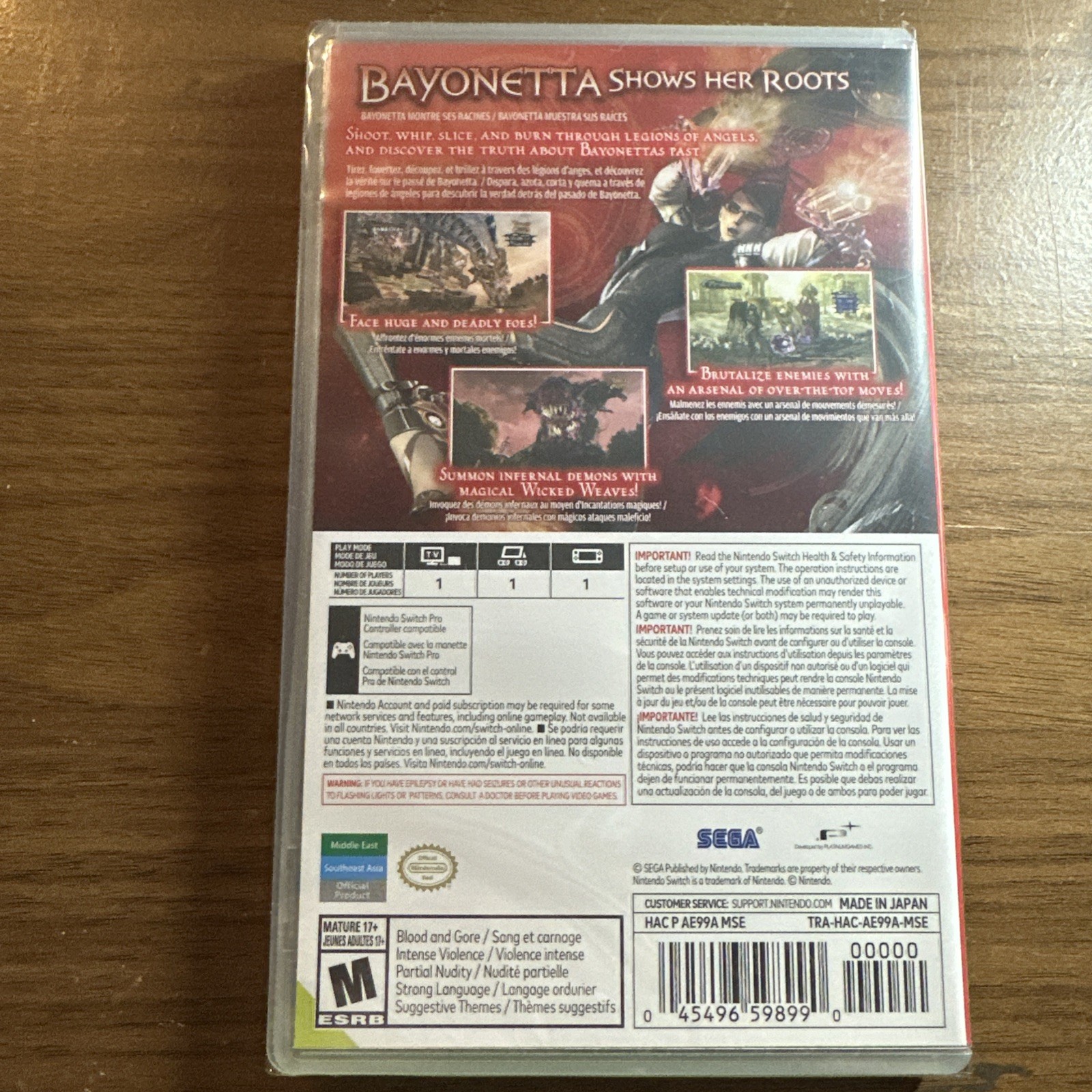 Bayonetta (Nintendo Switch, 2022), New Sealed