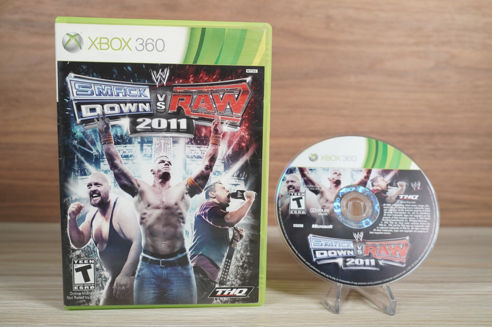 WWE SmackDown vs. Raw 2011 (Microsoft Xbox 360, 2010) no manual