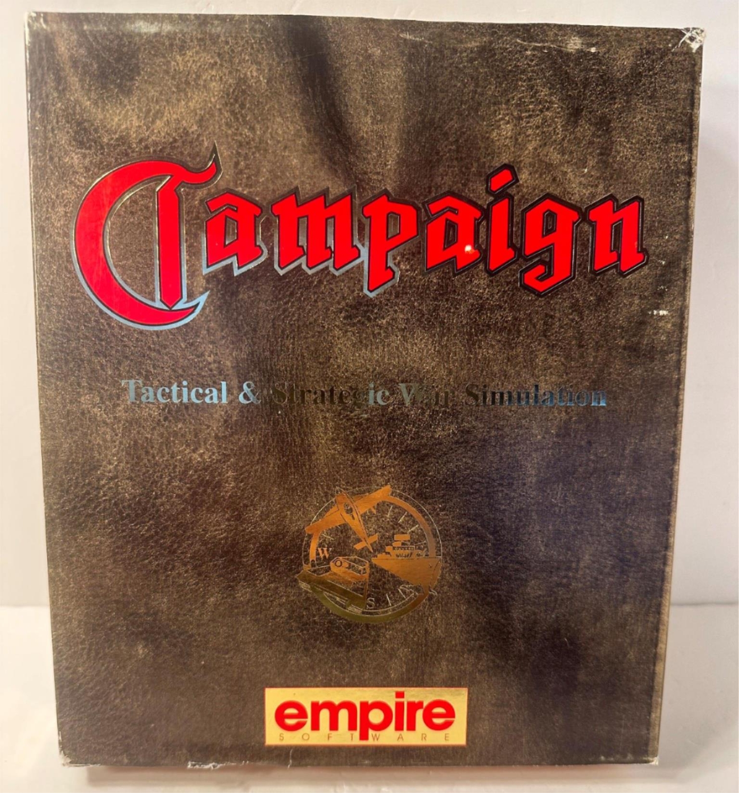 Campaign Tactical & Strategic War Simulation PC Big Box 5.25 Box Maps Guides