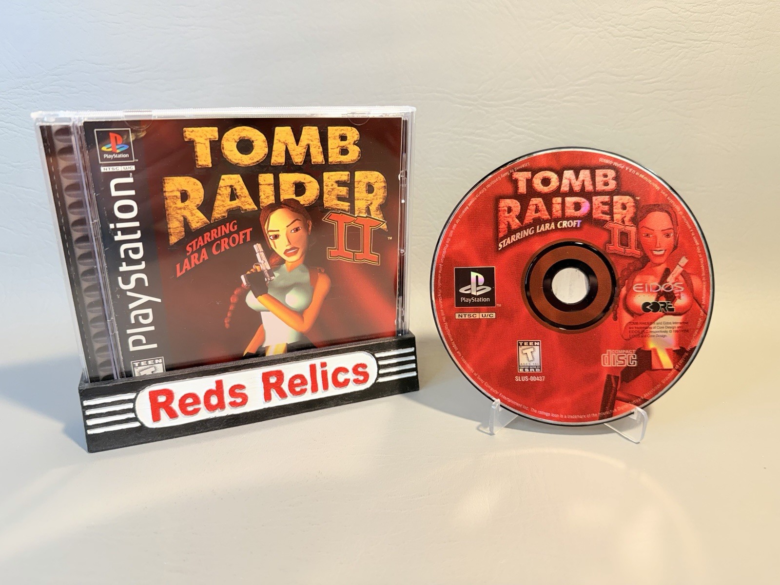 Tomb Raider II 2 (Sony PlayStation PS1) Complete CIB Excellent + 1yr Warranty