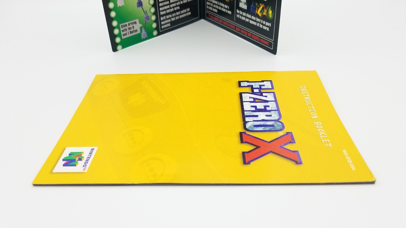 F-Zero X N64 Nintendo 64 Authentic Manual & Inserts ONLY HTF Clean 1 Owner