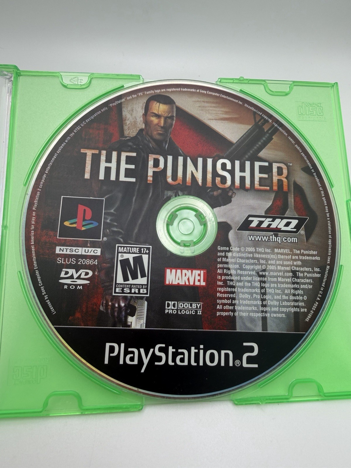The Punisher Sony PlayStation 2 PS2 2005 Disc Only Tested