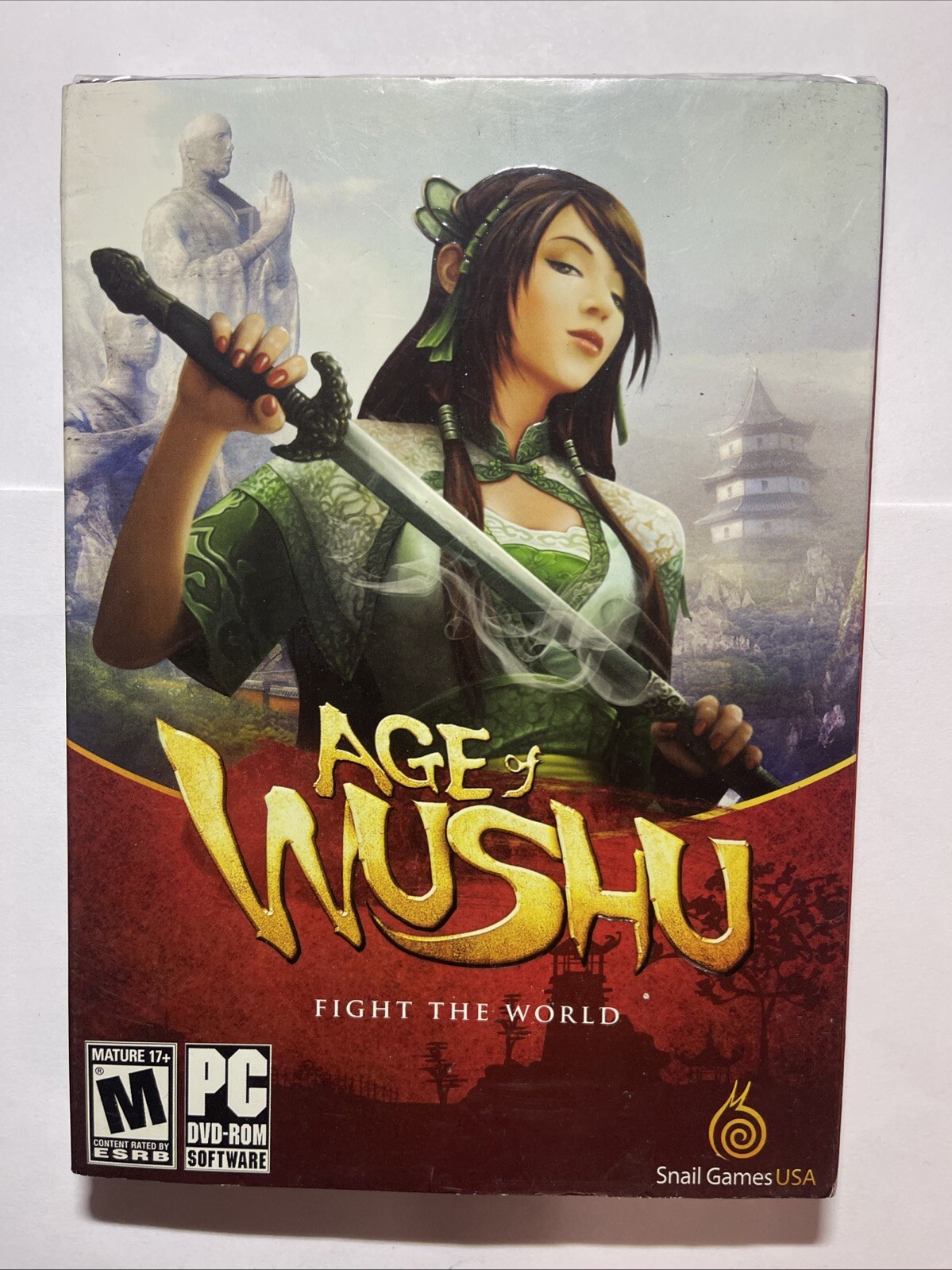 Age Of Wushu Fight The World (PC Video Game) Sealed 2013 Snail Games