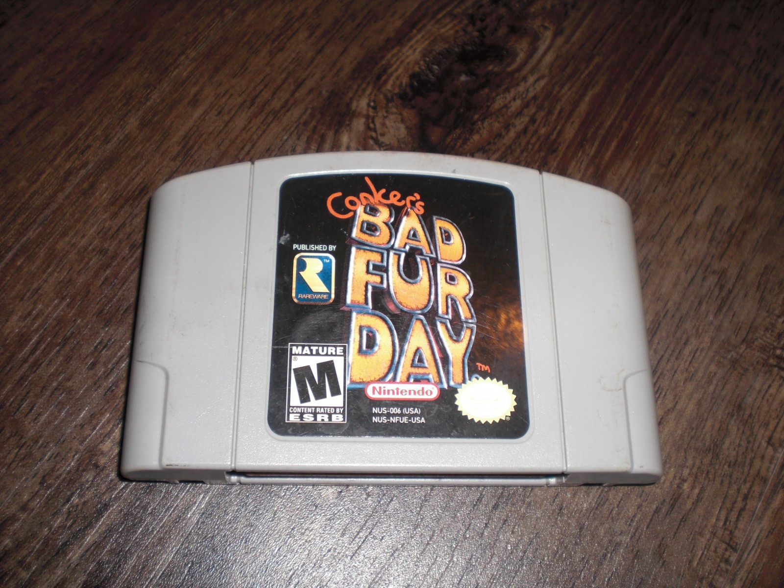 AUTHENTIC Conker’s Bad Fur Day Game 4 Nintendo 64 N64 Console System GENUINE OEM