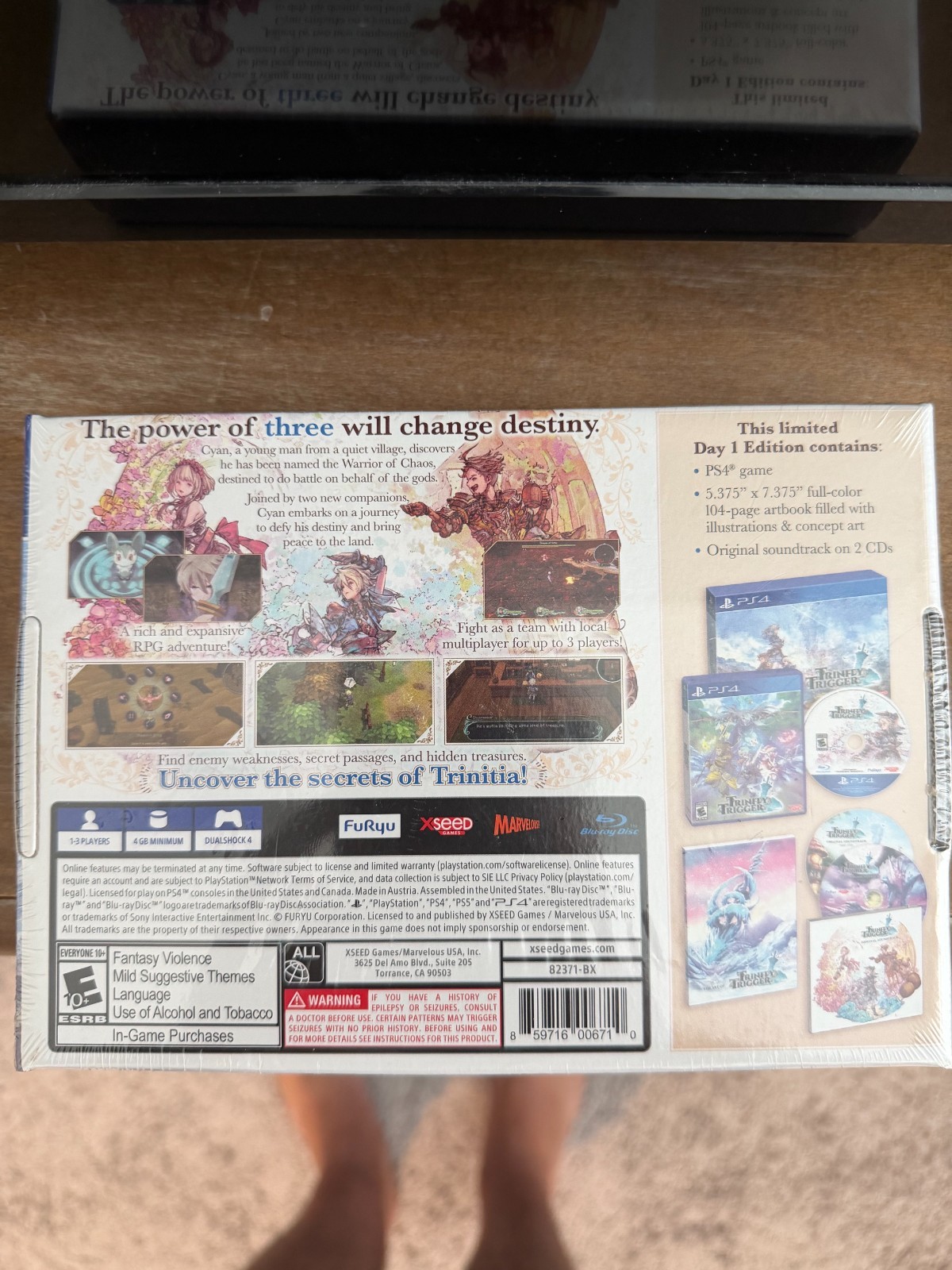 Trinity Trigger Day 1 Edition PS4 PS5 – *BRAND NEW SEALED* *USA Copy* *RARE RPG*