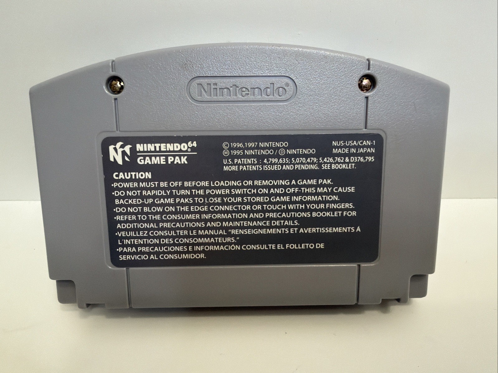 Starcraft 64 Nintendo 64 N64 Cart Only Authentic