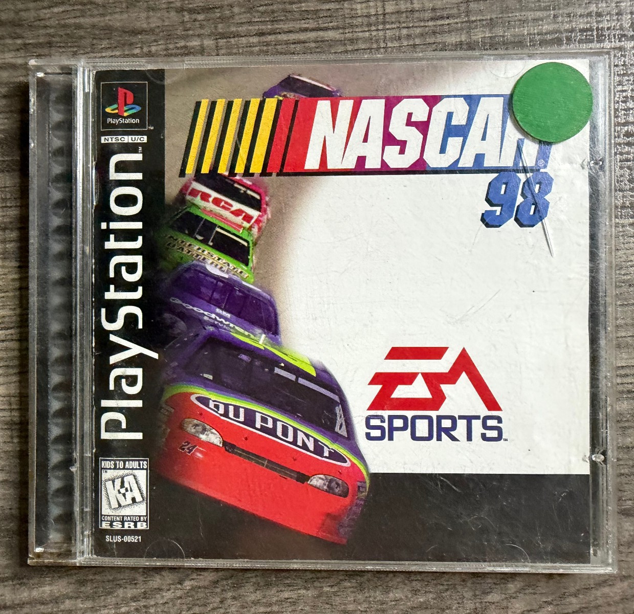 NASCAR 98 – Sony Playstation 1 PS1 – EA Sports – Acceptable Condition