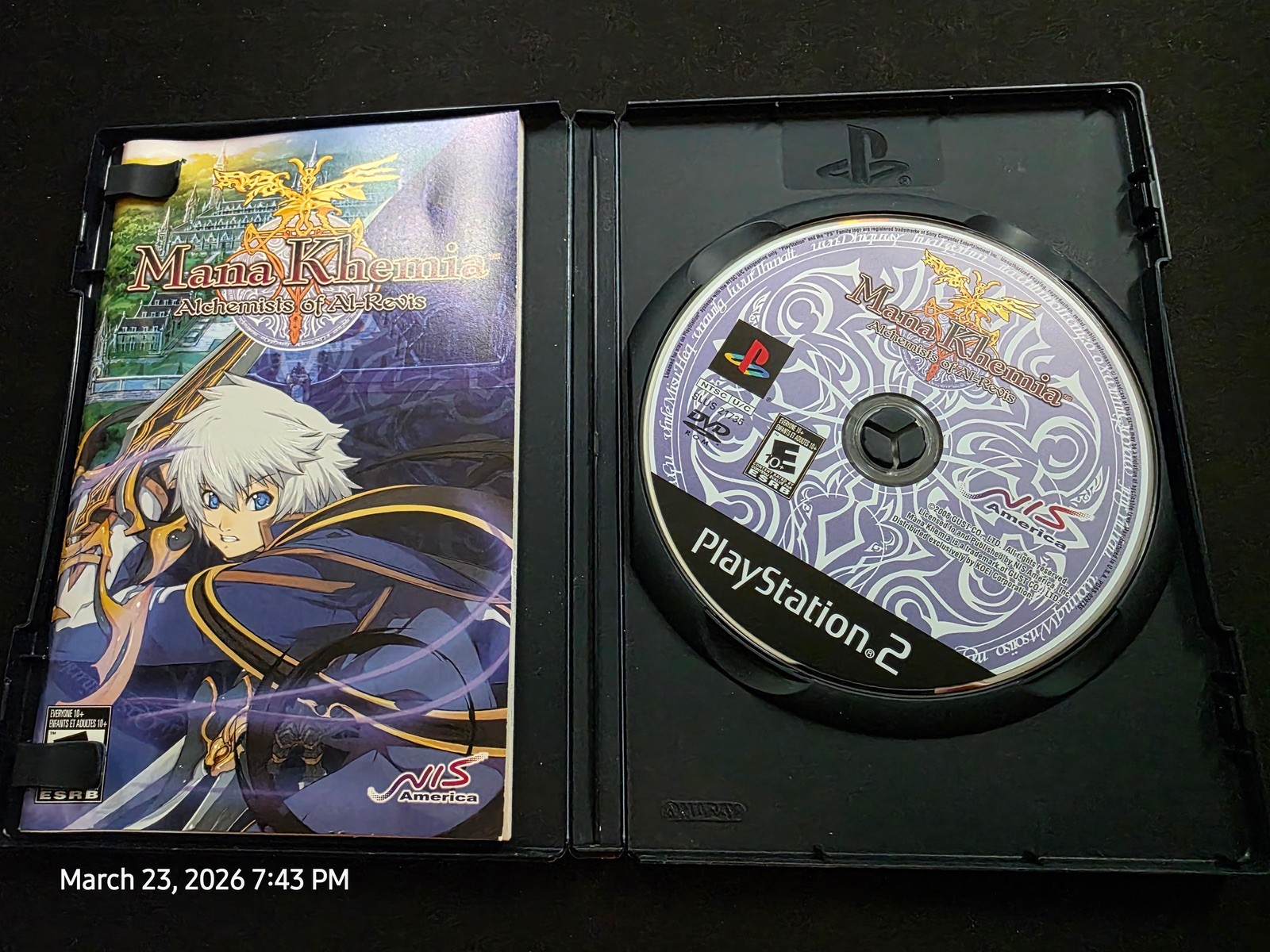 Mana Khemia: Alchemists of Al-Revis Premium Edition PS2 MINT CB+reg cd!